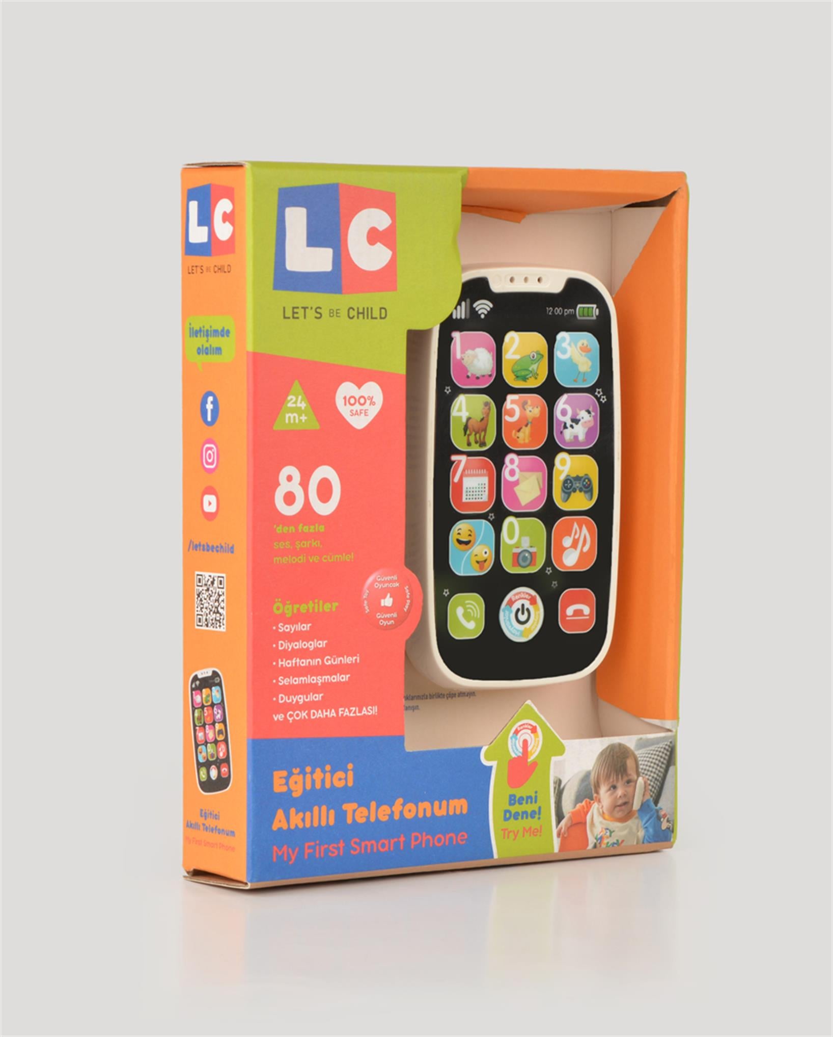 LC Eğitici Oyuncak Beyaz Akıllı Telefonum