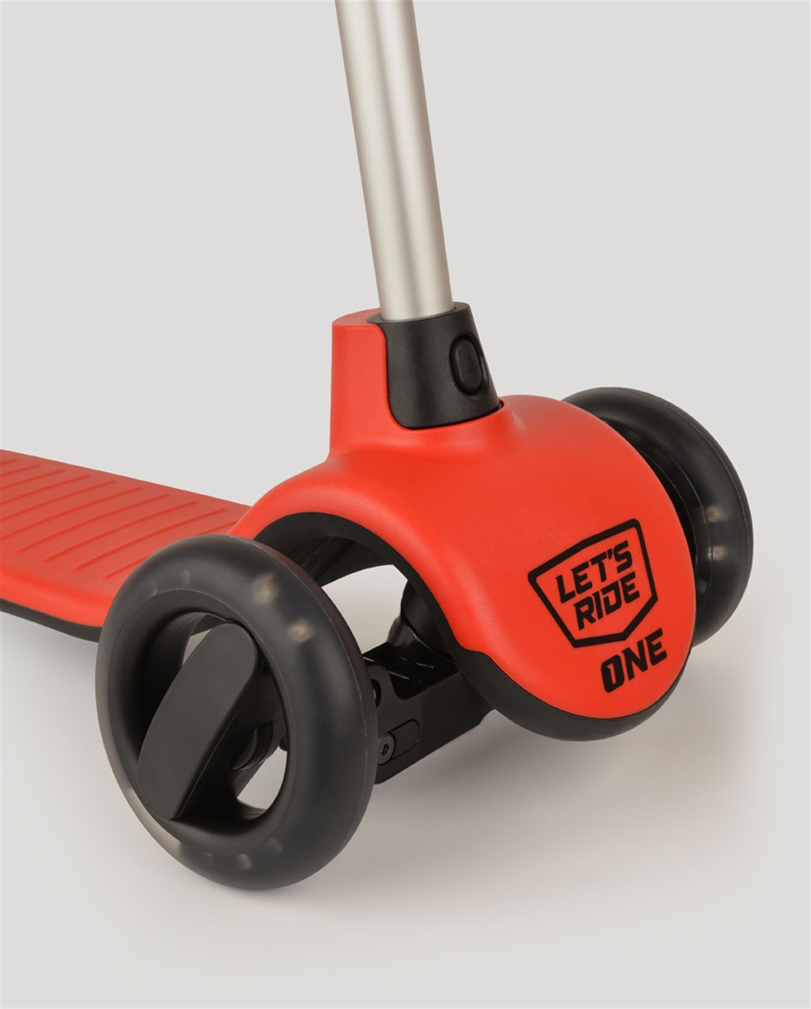 LC Let's Ride Işıklı ve 3 Tekerlekli Kırmızı Çocuk Scooter