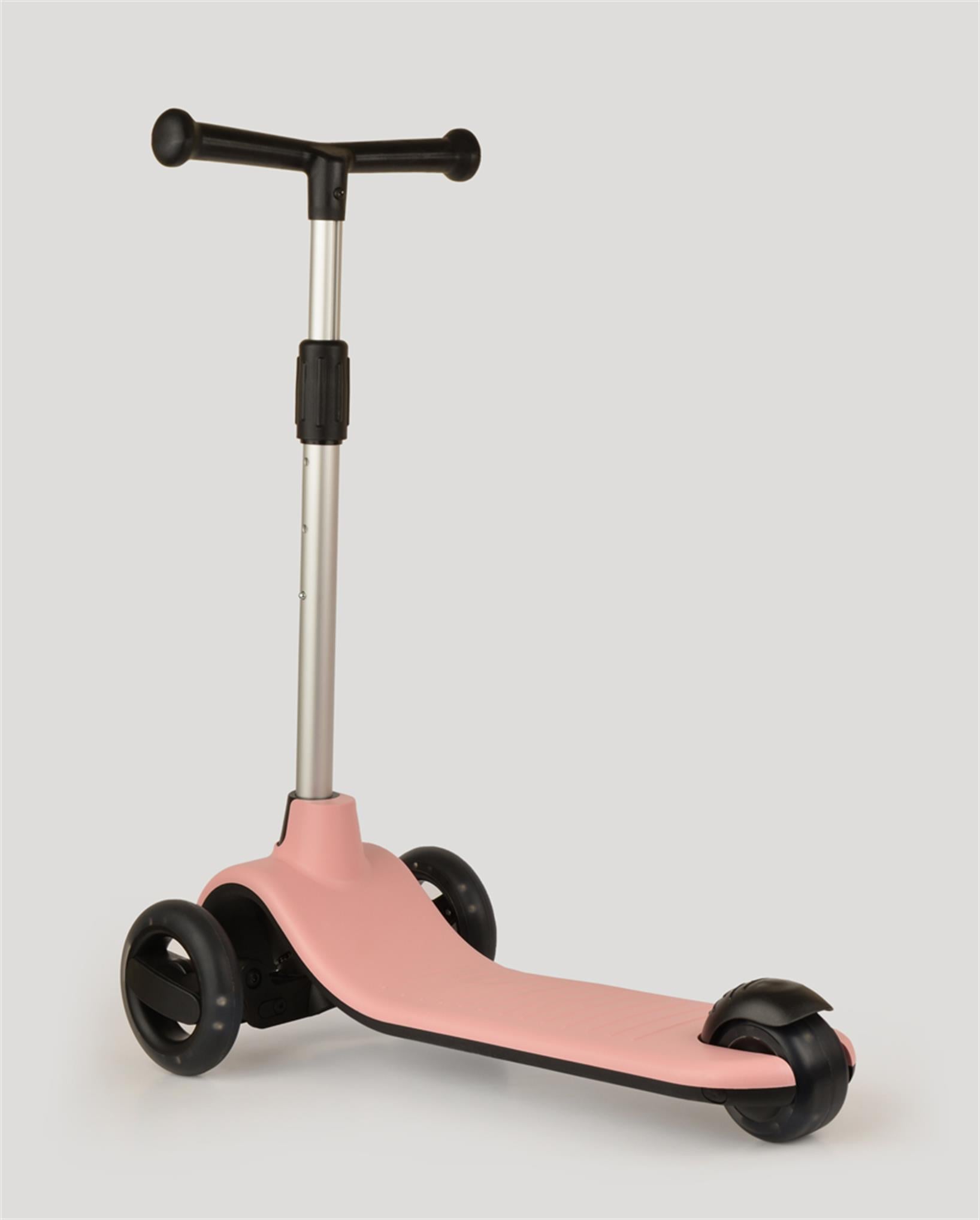 LC Let's Ride Işıklı ve 3 Tekerlekli Pembe Çocuk Scooter
