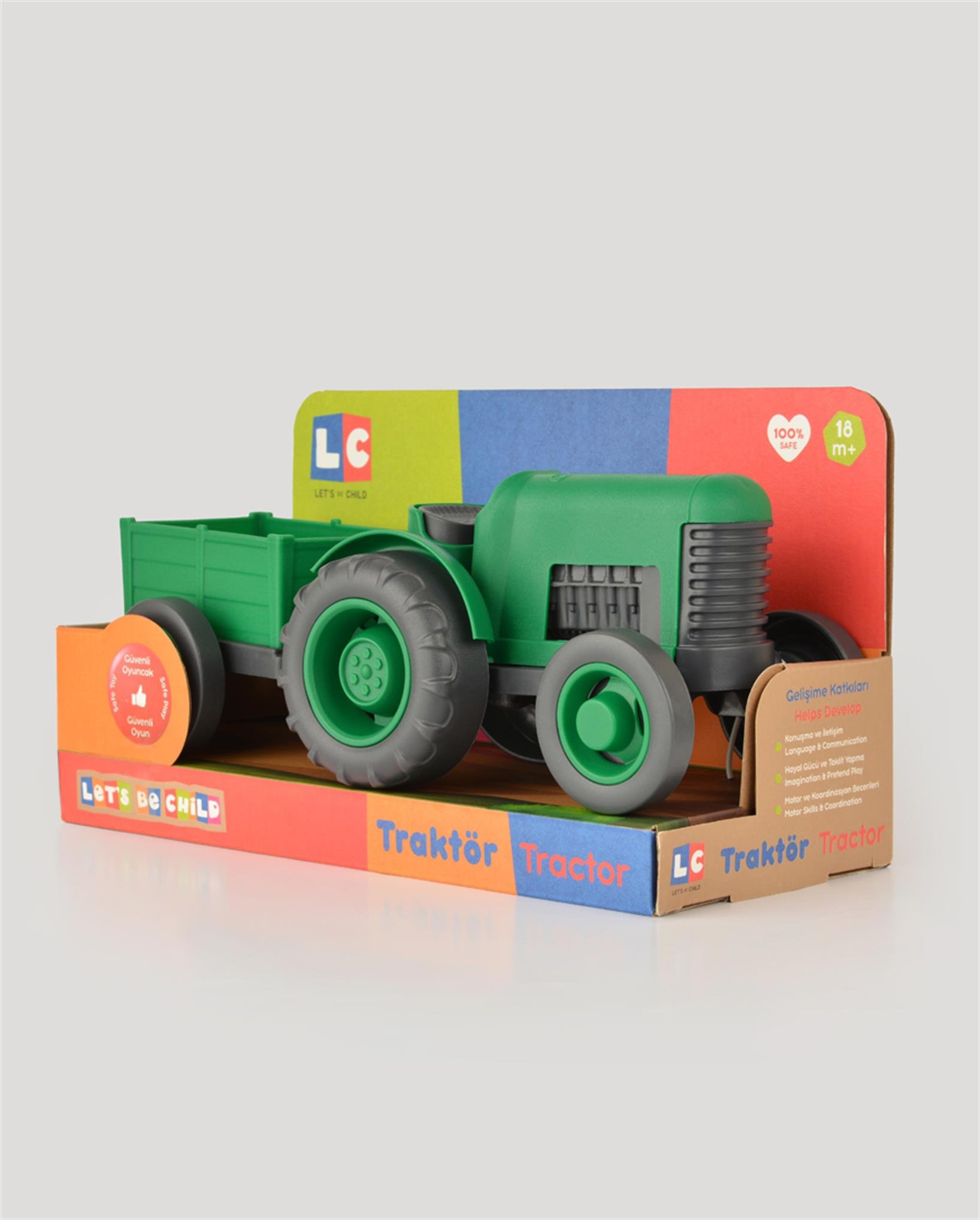 LC Oyuncak Yeşil Traktör