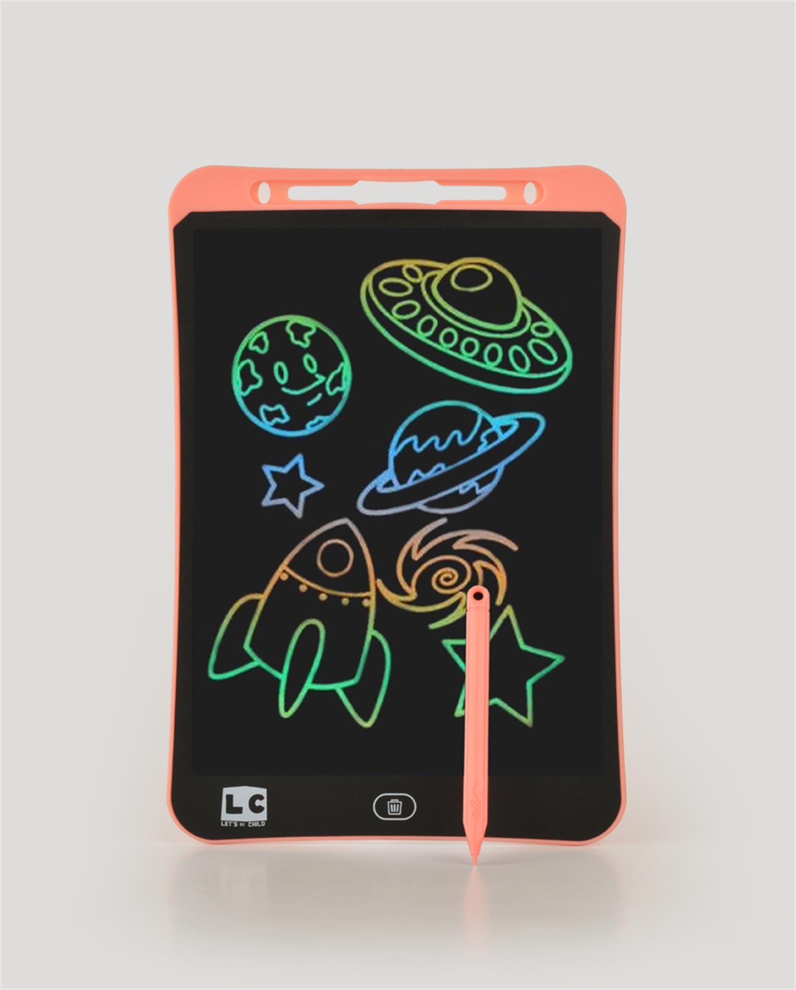 LCD Pembe Dijital Çizim Tableti Renkli 12 İnç