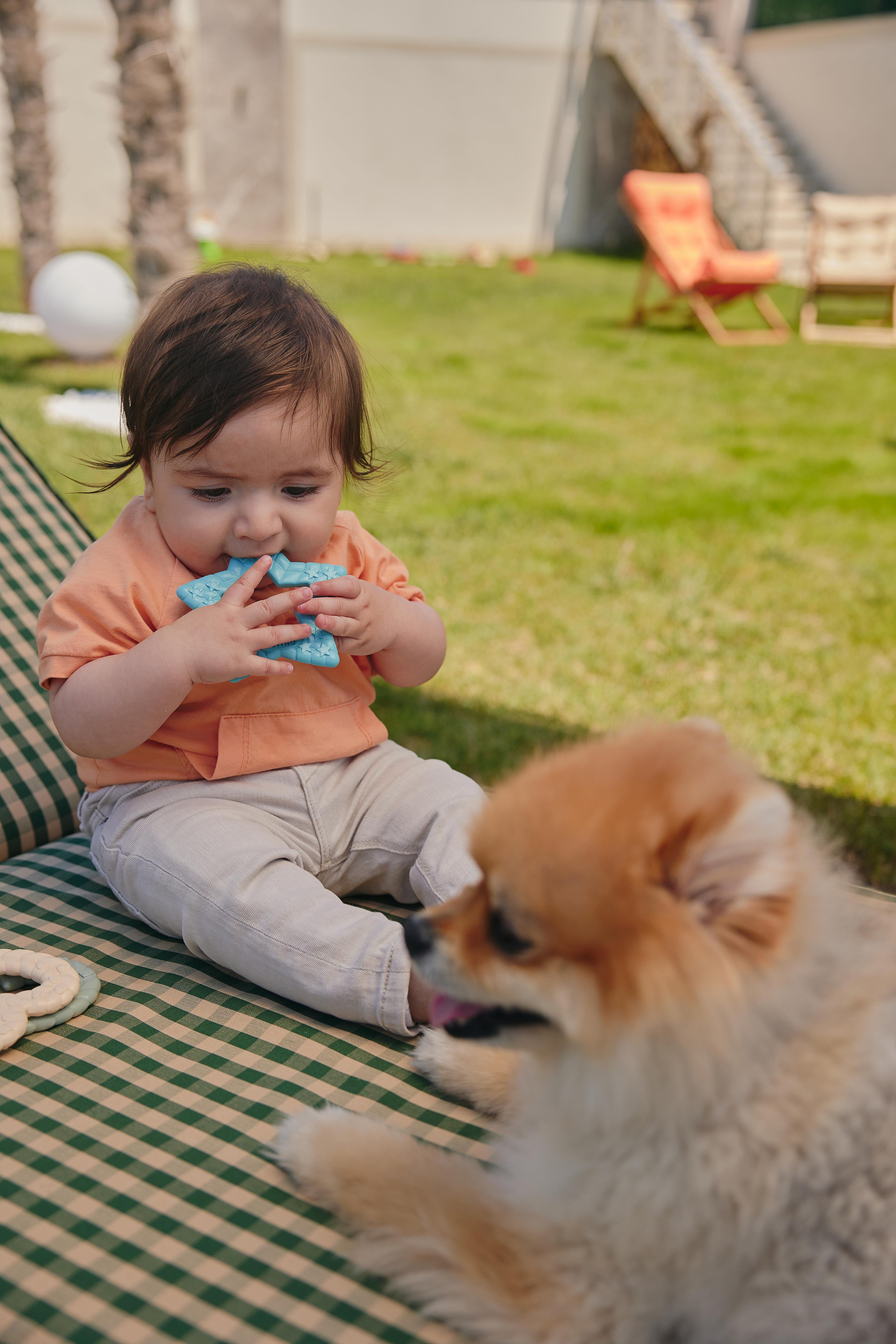 Let's Be Child Yıldız Diş Kaşıyıcı Mavi