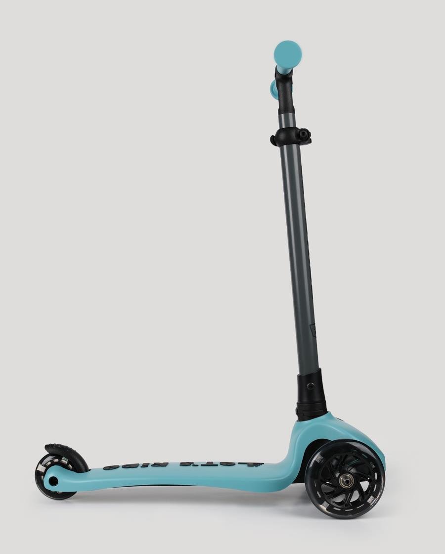 Let's Ride Two Işıklı Katlanabilir 3 Tekerlekli Scooter Turkuaz