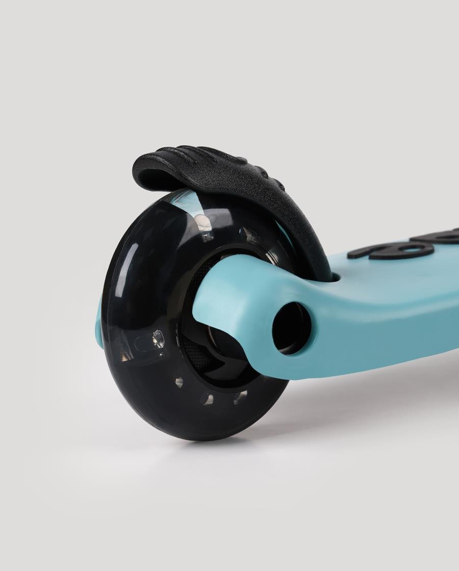 Let's Ride Two Işıklı Katlanabilir 3 Tekerlekli Scooter Turkuaz