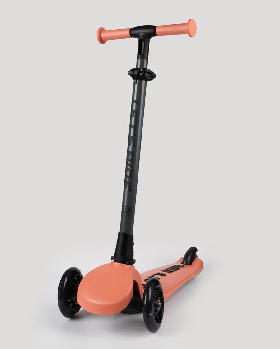 Let's Ride Two Işıklı Katlanabilir 3 Tekerlekli Scooter Somon