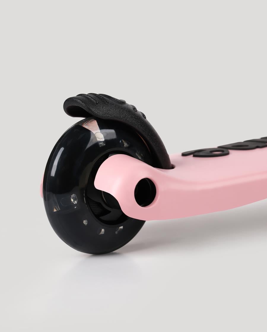 Let's Ride Two Işıklı Katlanabilir 3 Tekerlekli Scooter Pembe