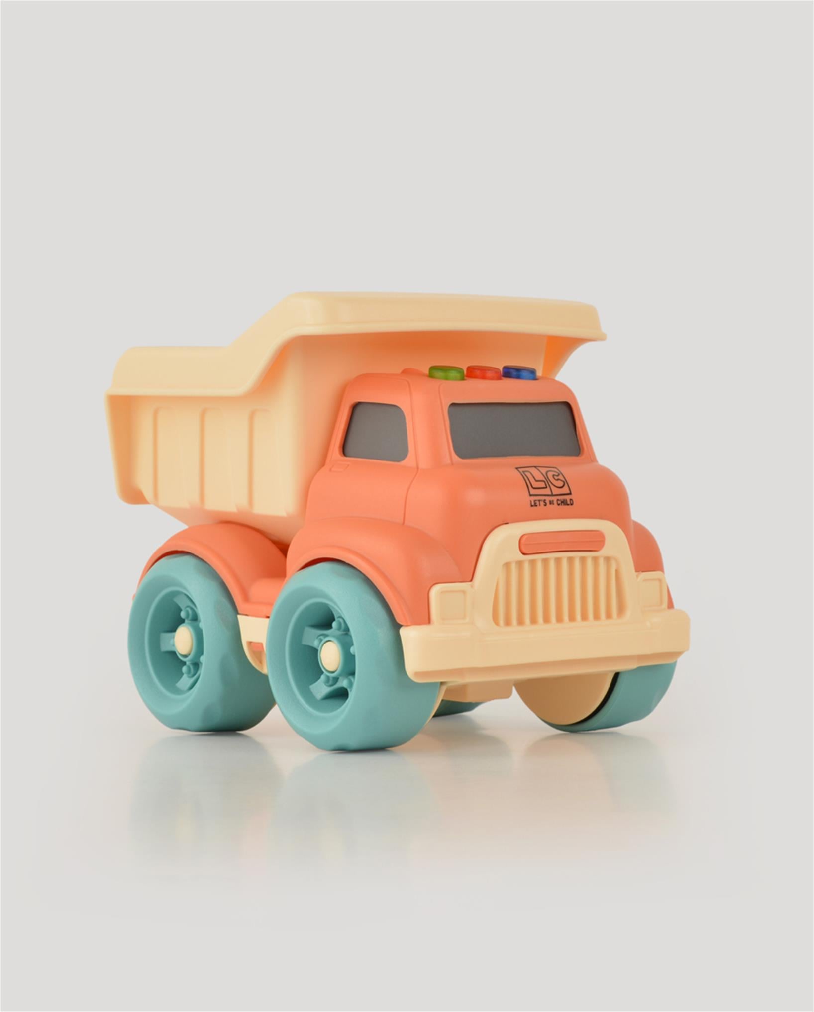 Pembe Sesli ve Işıklı Minik Kamyon