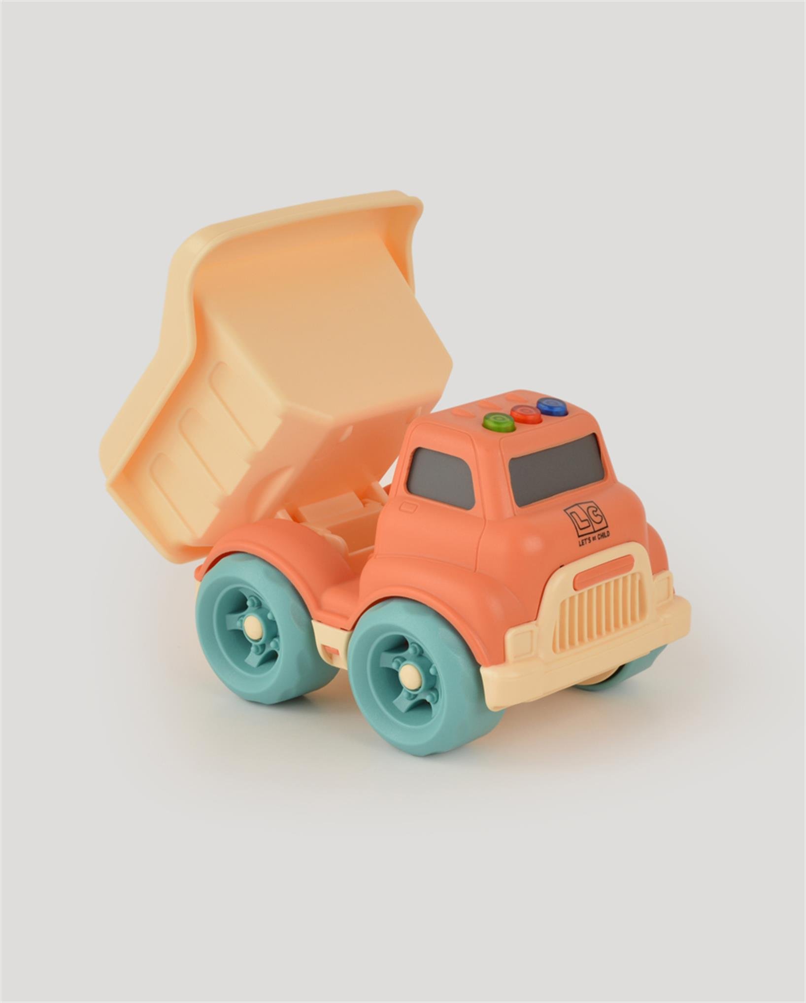 Pembe Sesli ve Işıklı Minik Kamyon