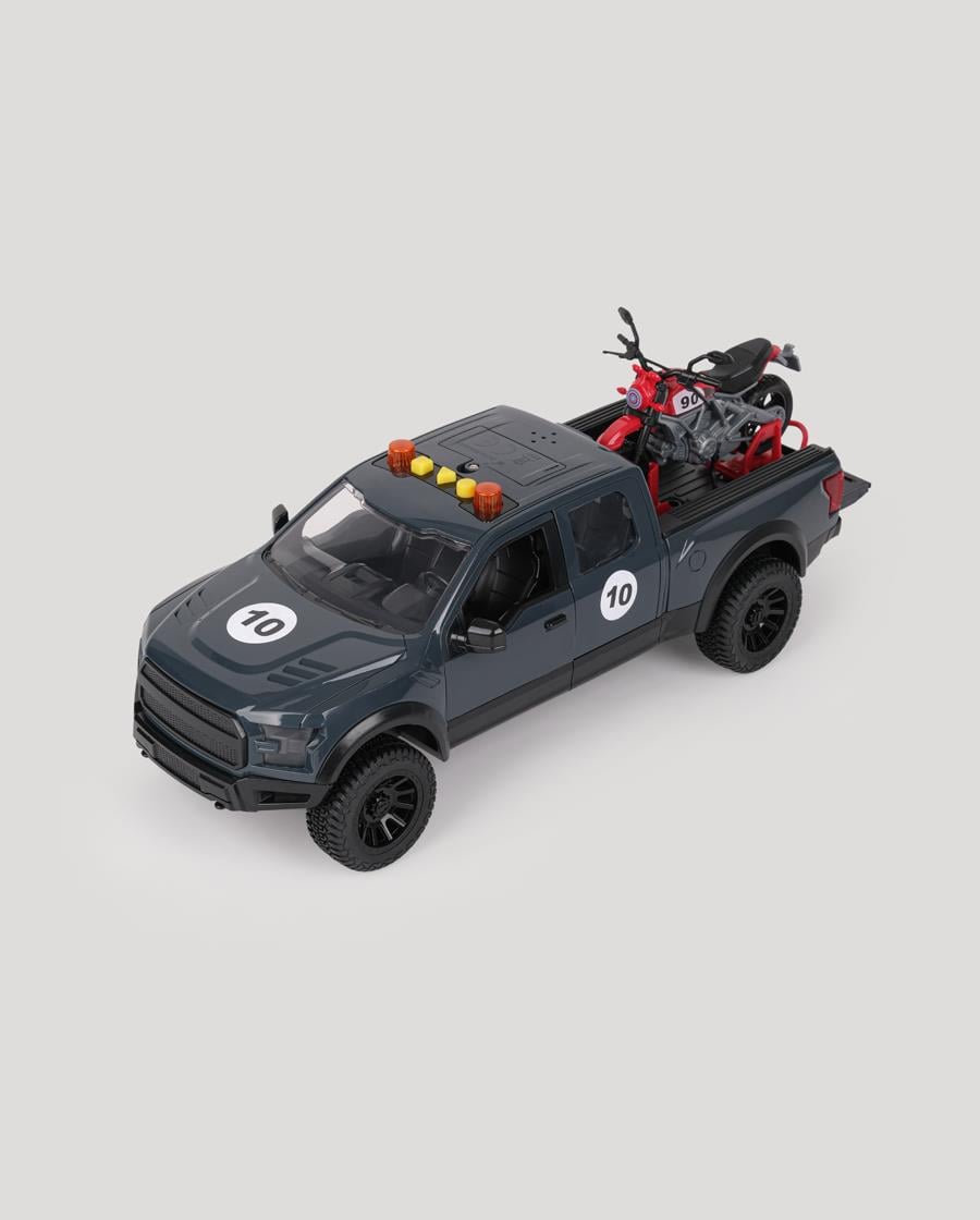 Sesli ve Işıklı Motosiklet Taşıyıcı Pikap