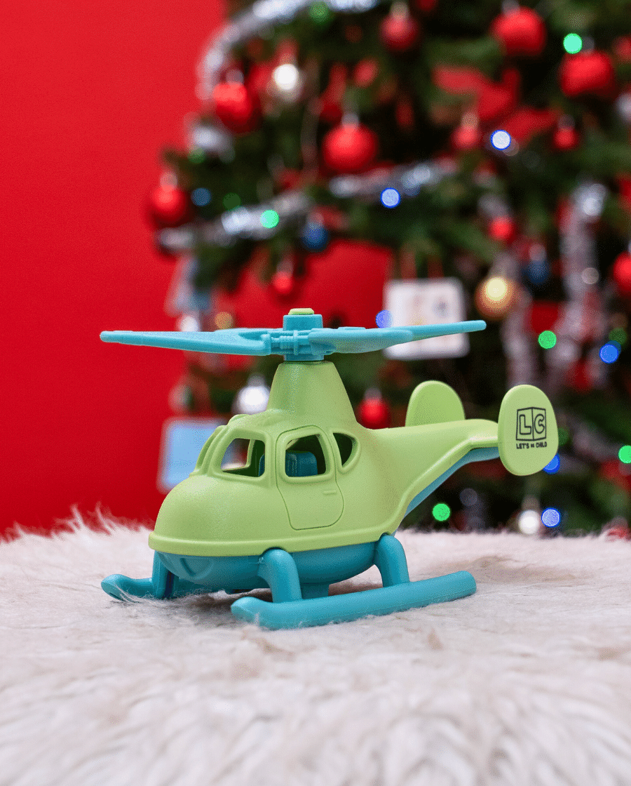 LC Minik Helikopter Tekli - Yeşil