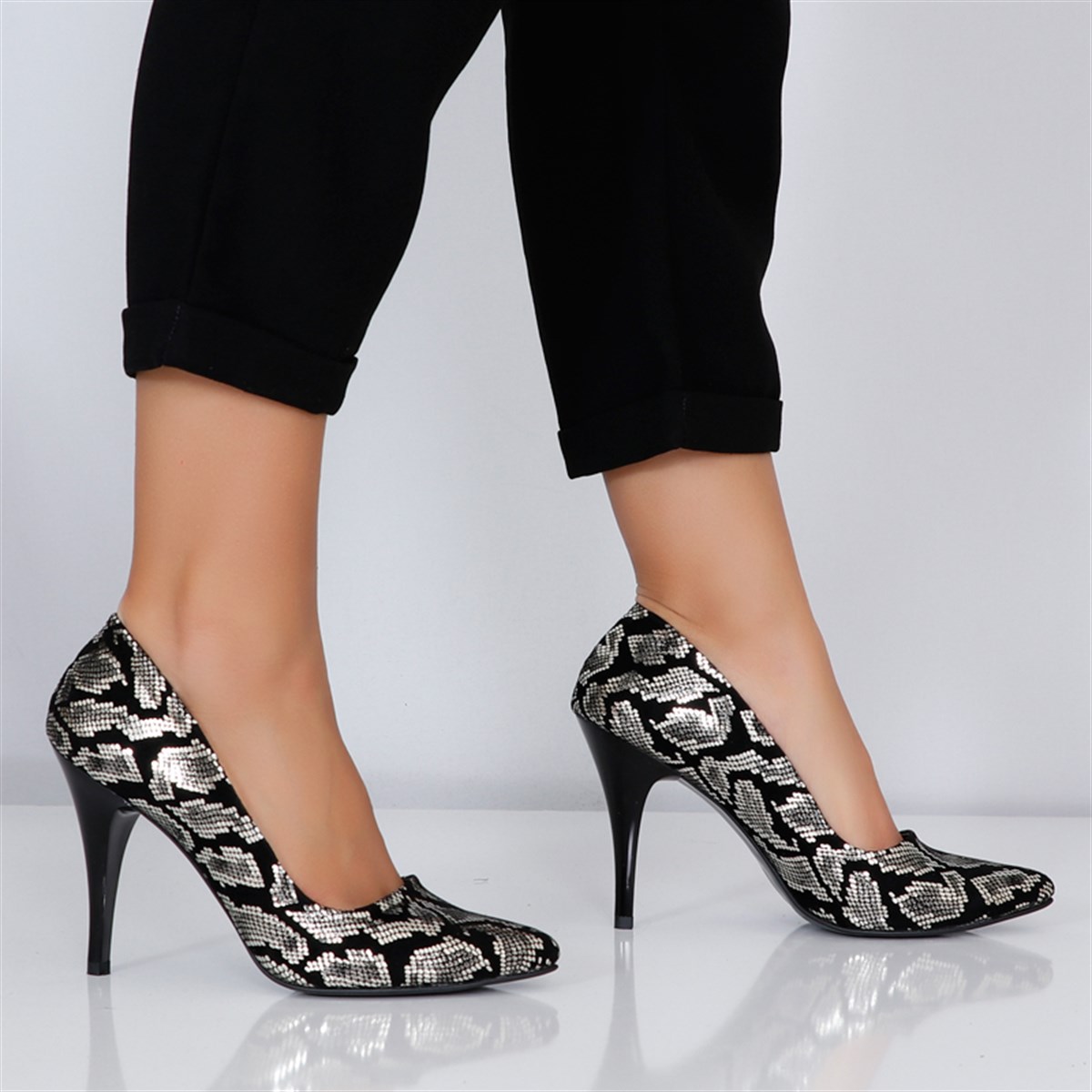 Yüksek Topuklu Kadın Stiletto 072-1