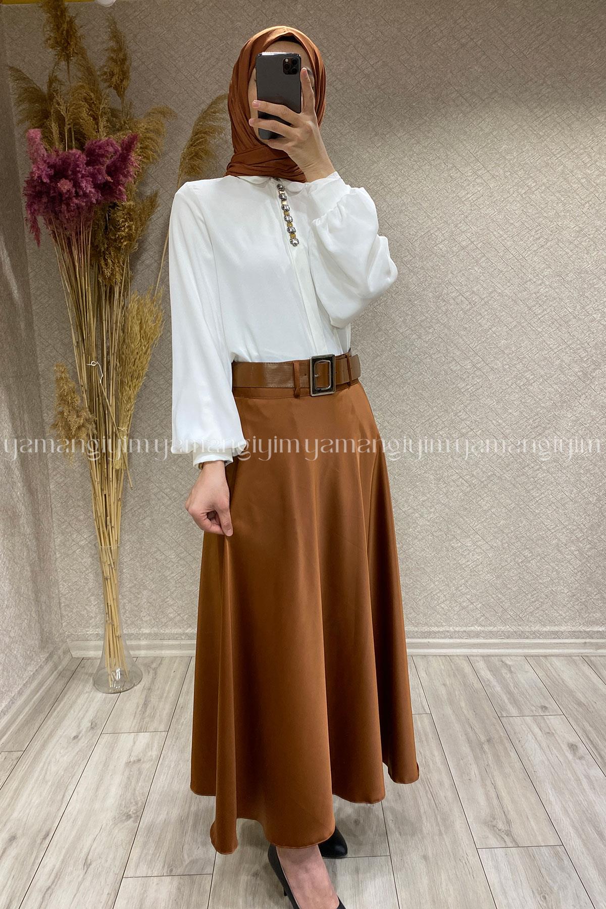 1002 İŞLER SATEN ETEK - Bakır