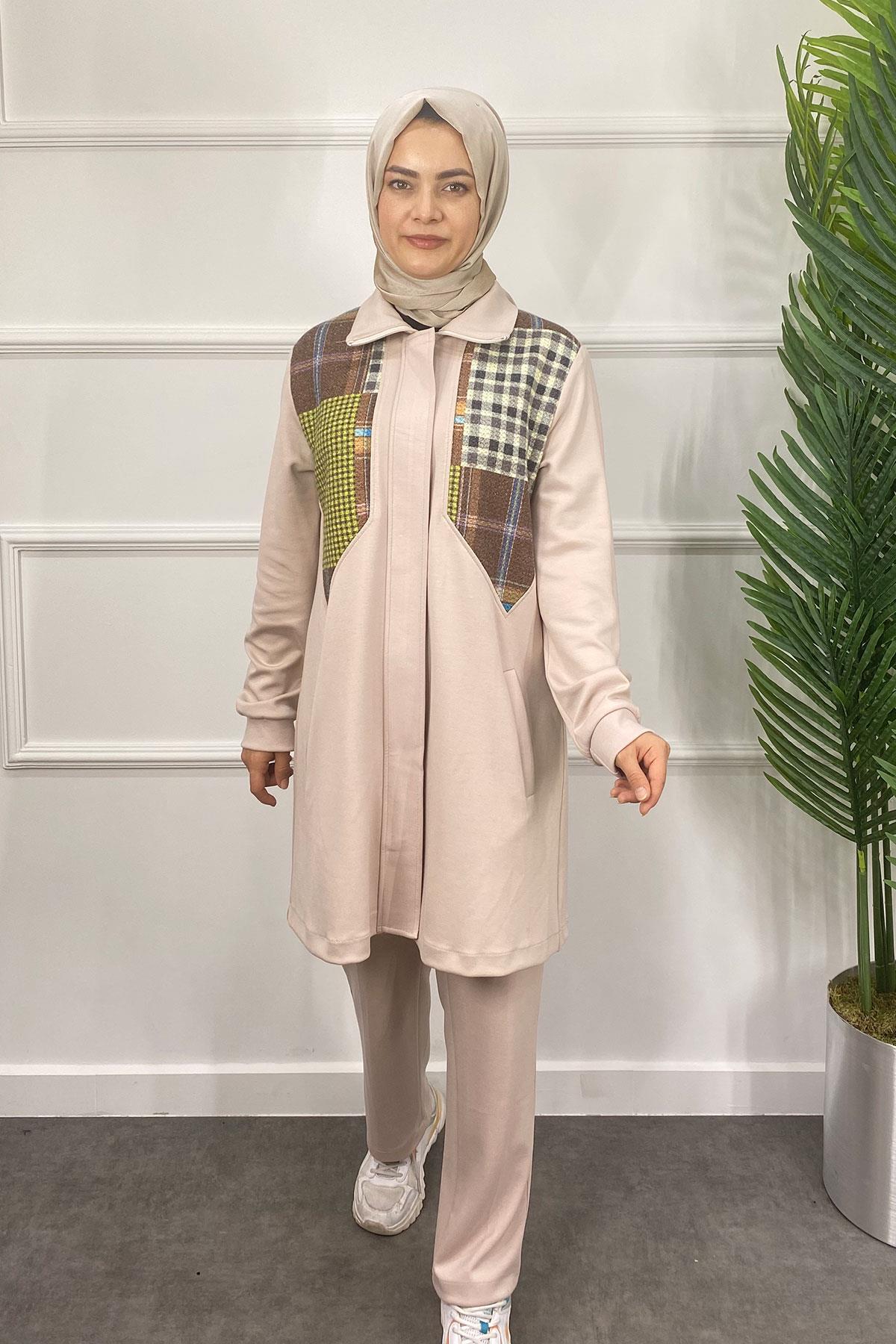 1311 Bayan Takım - Bej