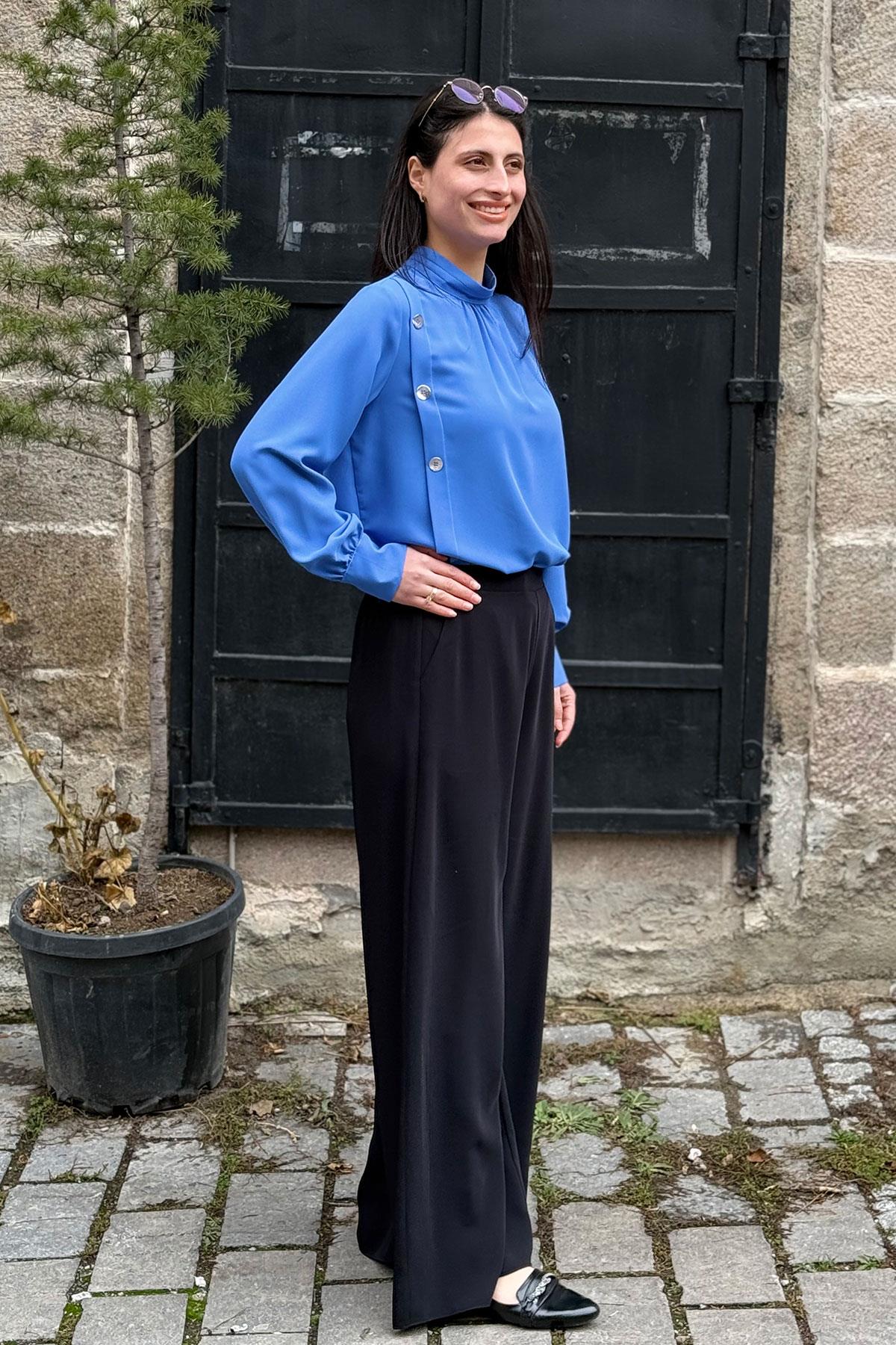 1603 Famelin Pantolon - Siyah