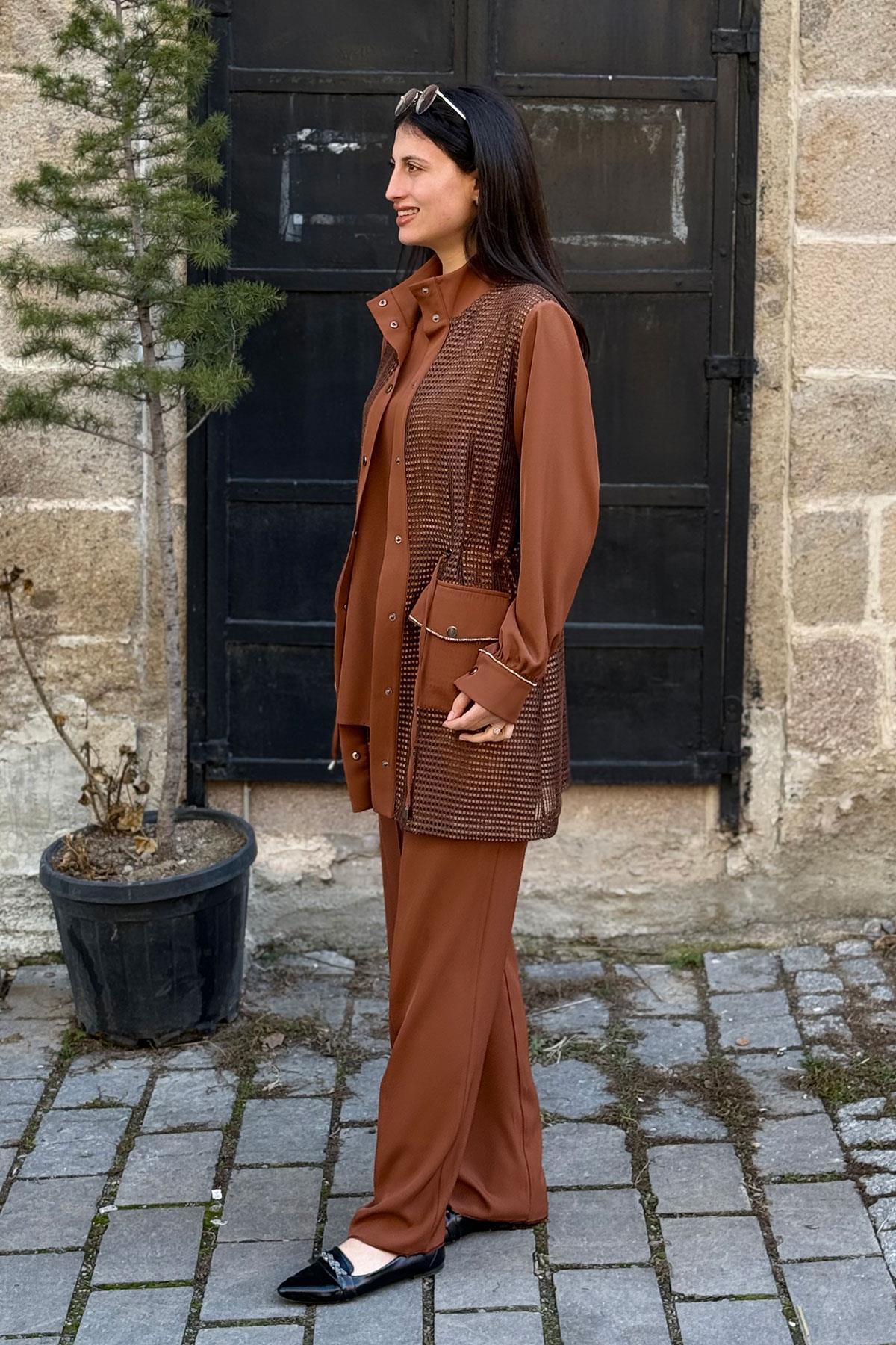 2007 PERİ MODA TAKIM - Taba