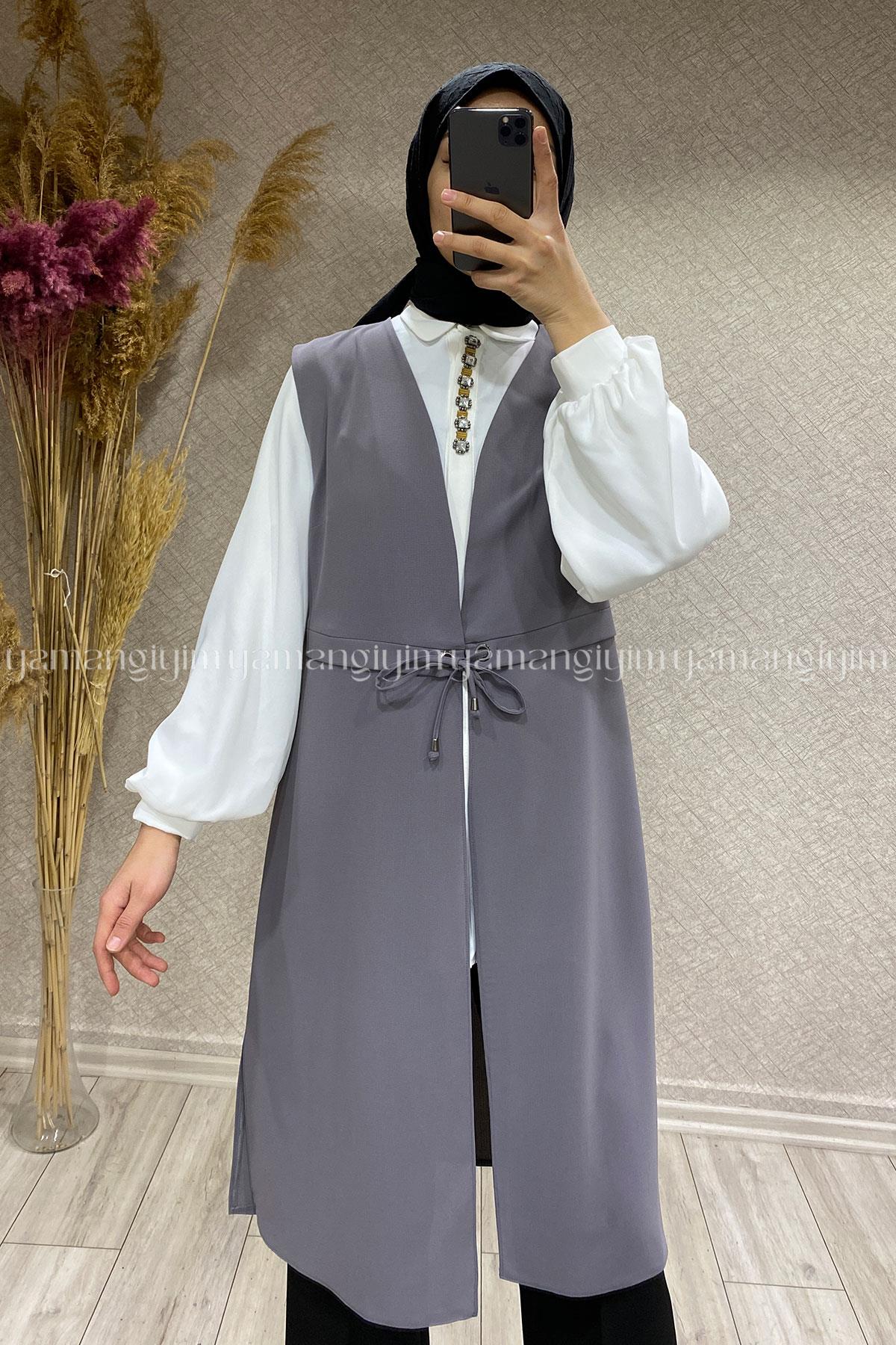 2068 ALYAKA YELEK - Gri