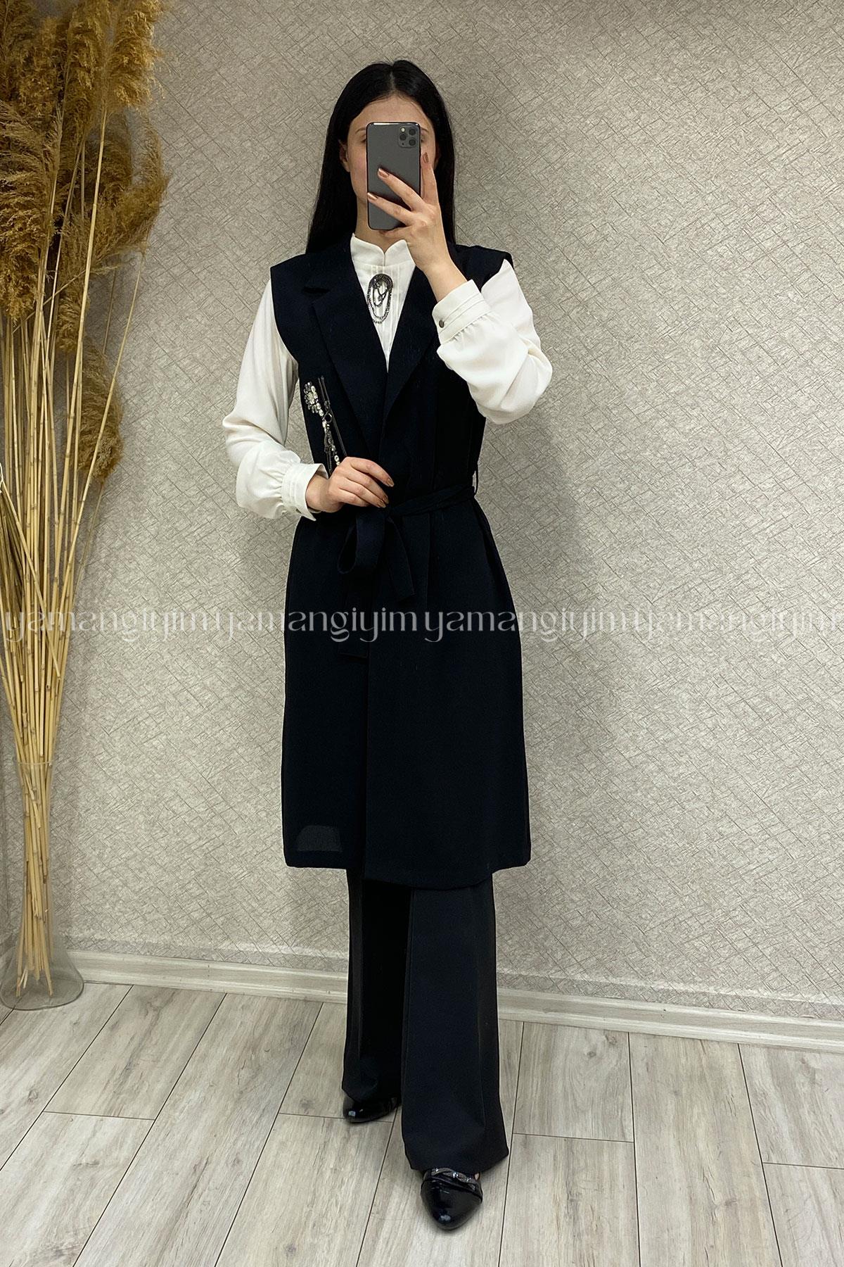 2080 ALYAKA YELEK - Siyah