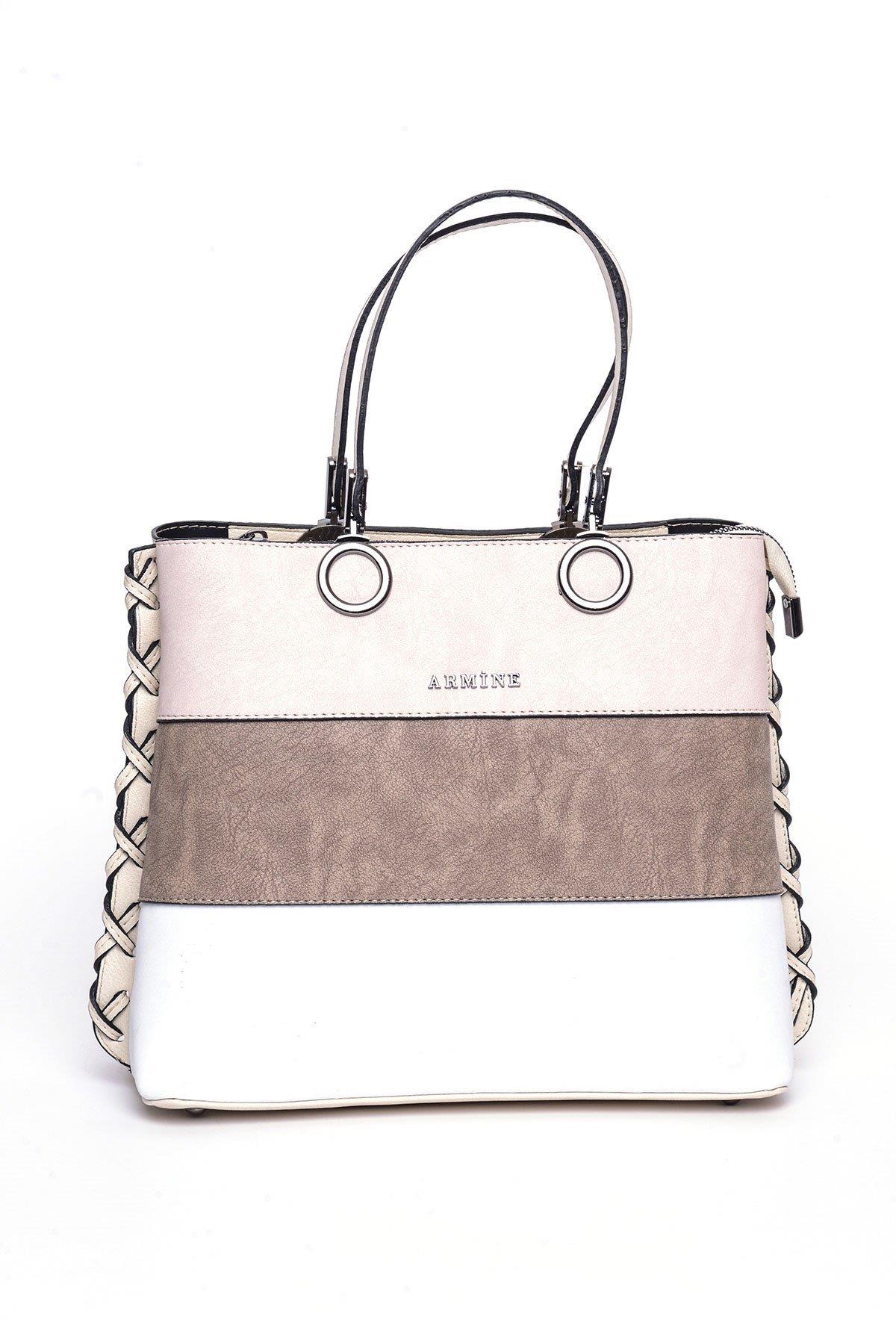 209 ARMİNE BAYAN ÇANTA - KREM