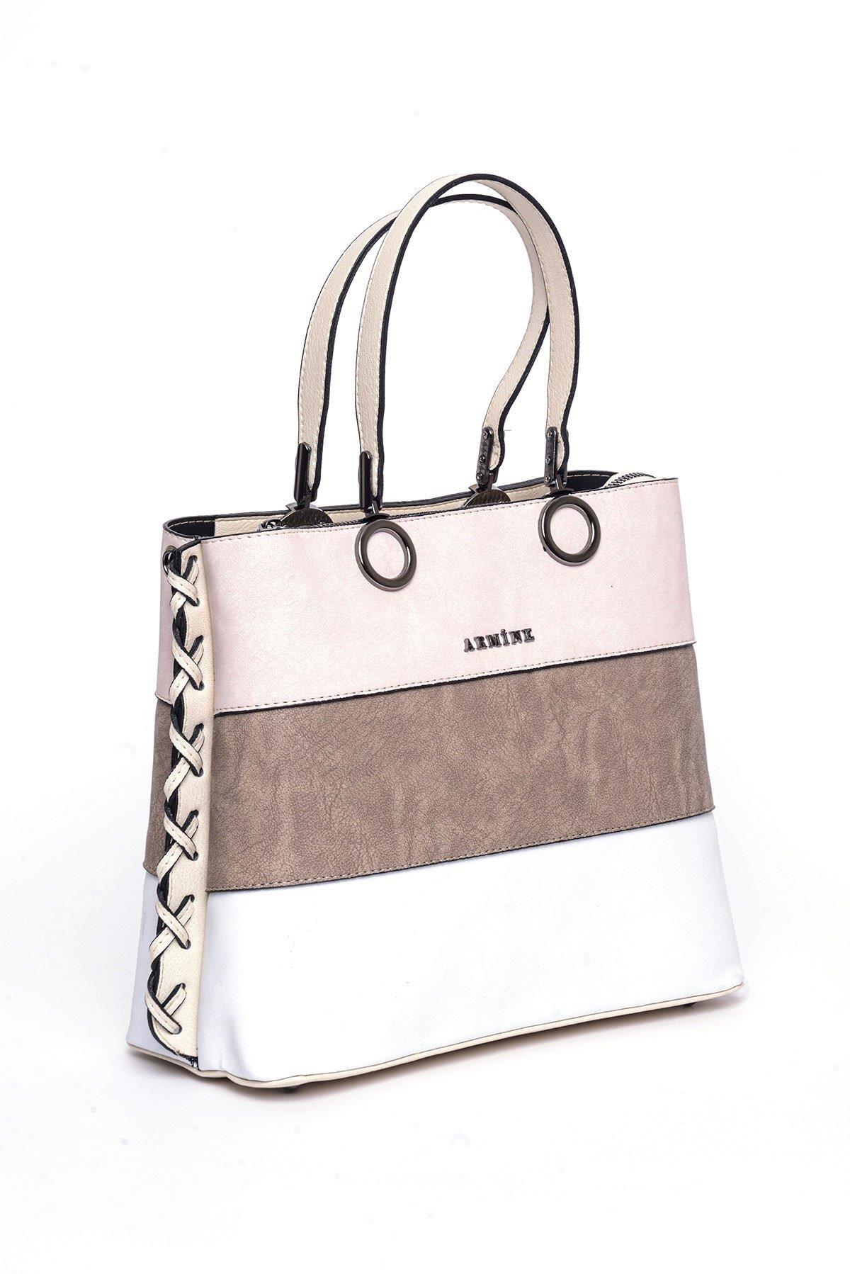 209 ARMİNE BAYAN ÇANTA - KREM