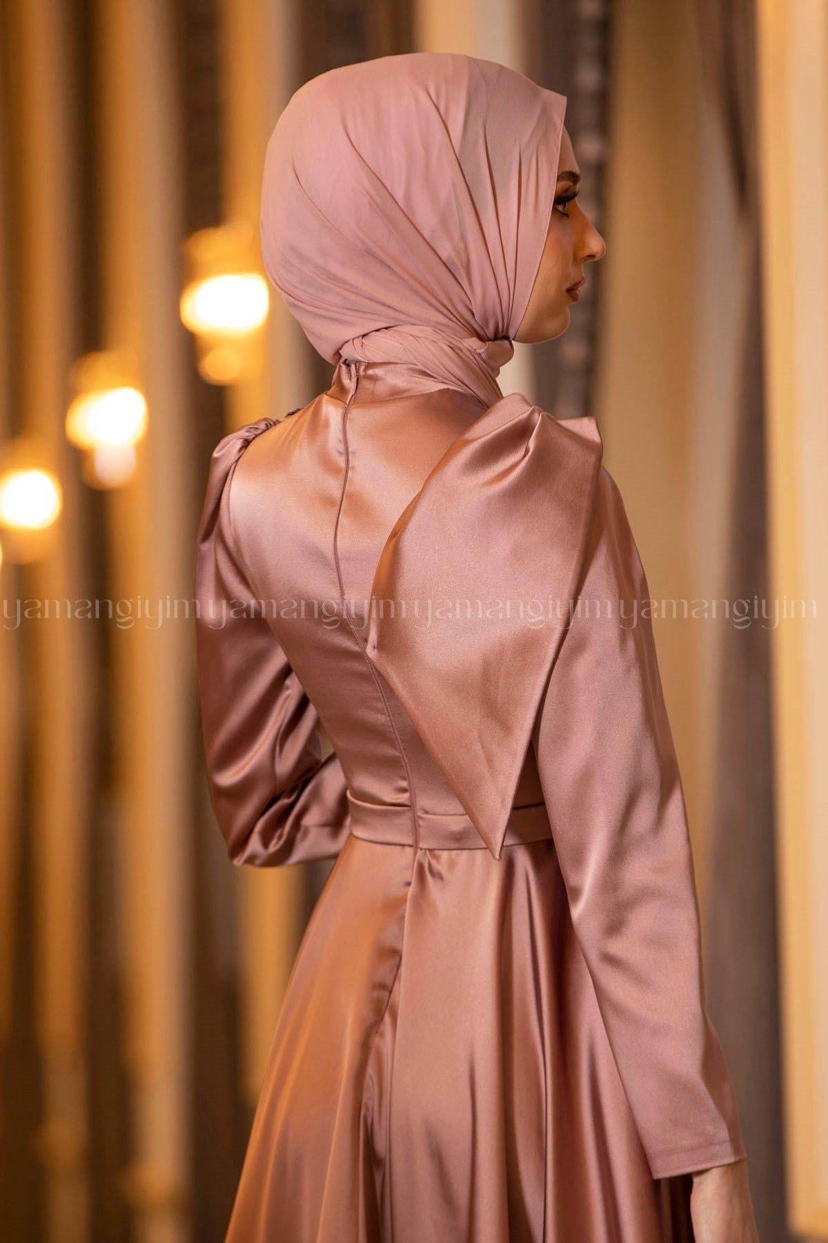 2218 NEW ELEGANS ELBİSE - Bakır