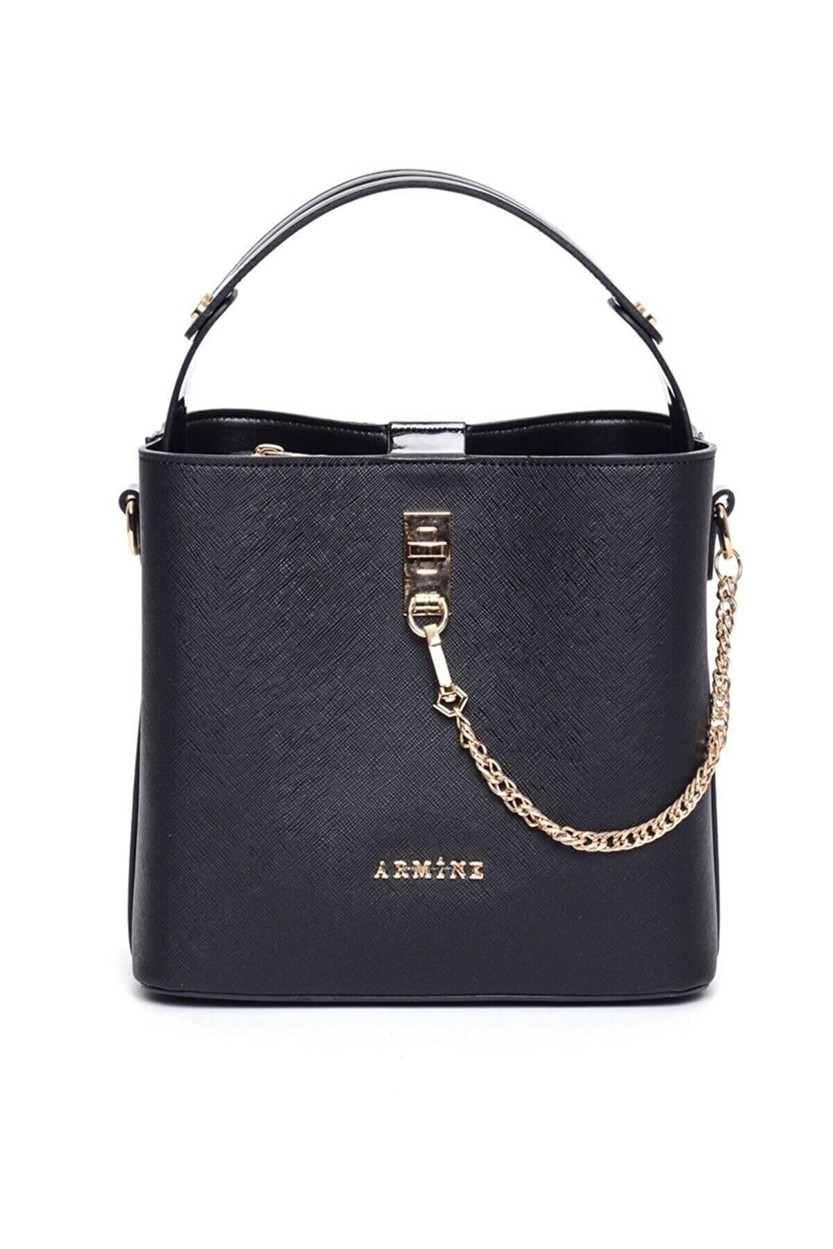 222 ARMİNE BAYAN ÇANTA PİA - Siyah