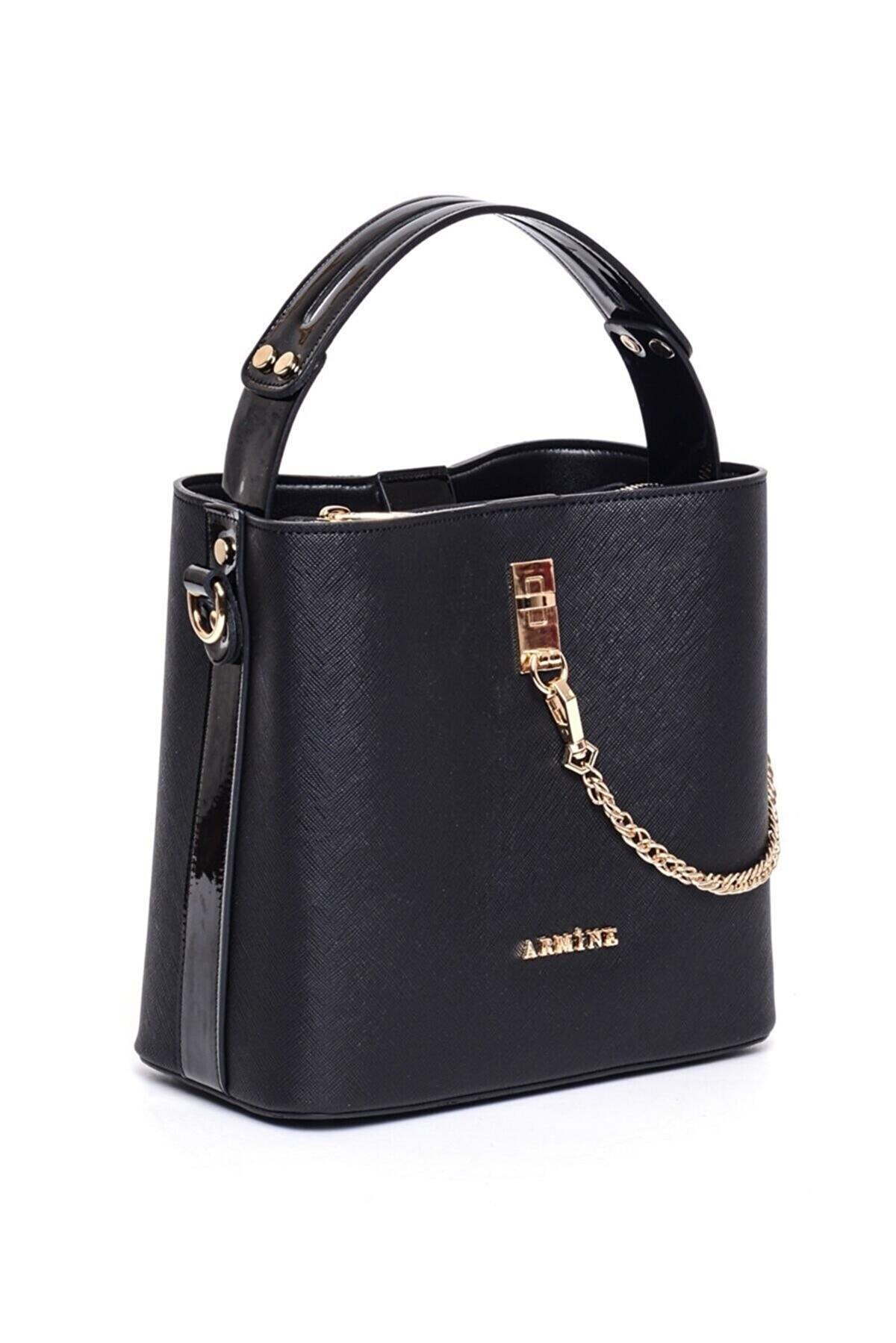 222 ARMİNE BAYAN ÇANTA PİA - Siyah