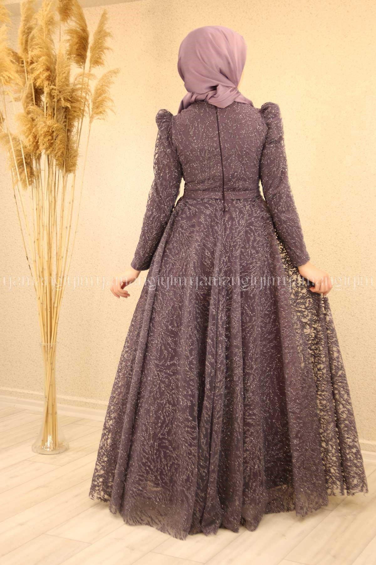 2234 NEW ELEGANS ELBİSE - Ametist