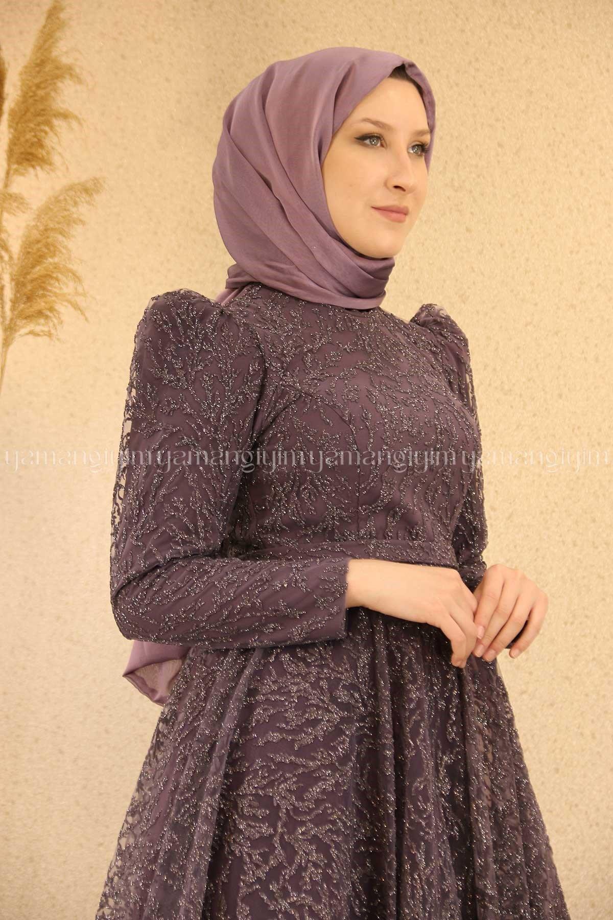 2234 NEW ELEGANS ELBİSE - Ametist