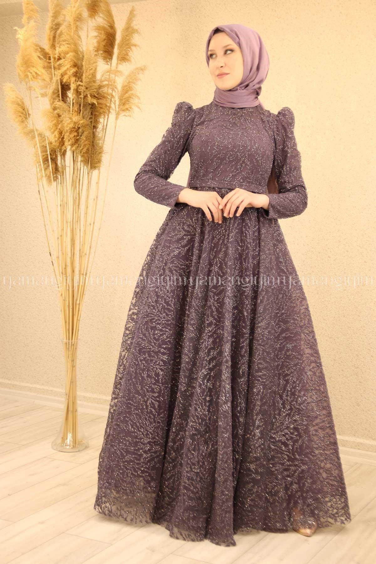 2234 NEW ELEGANS ELBİSE - Ametist