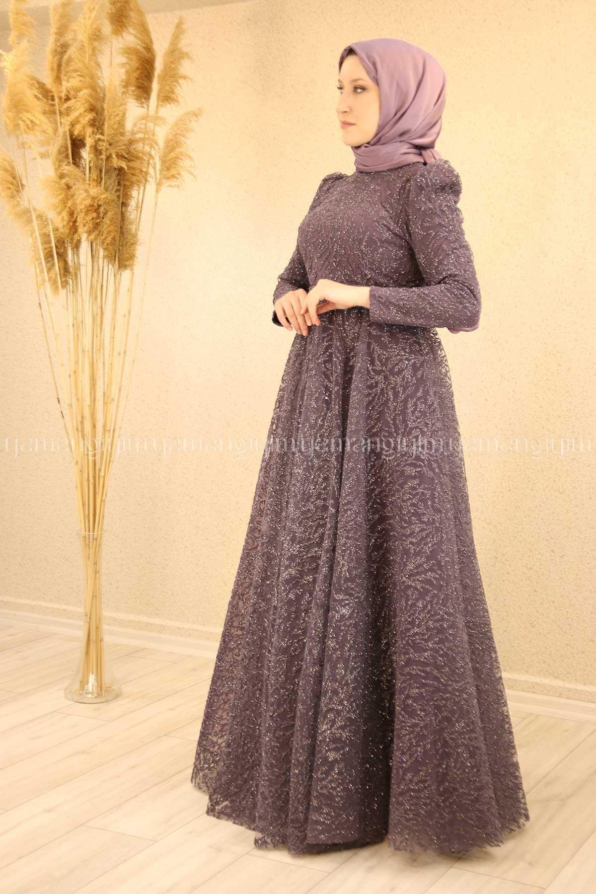 2234 NEW ELEGANS ELBİSE - Ametist