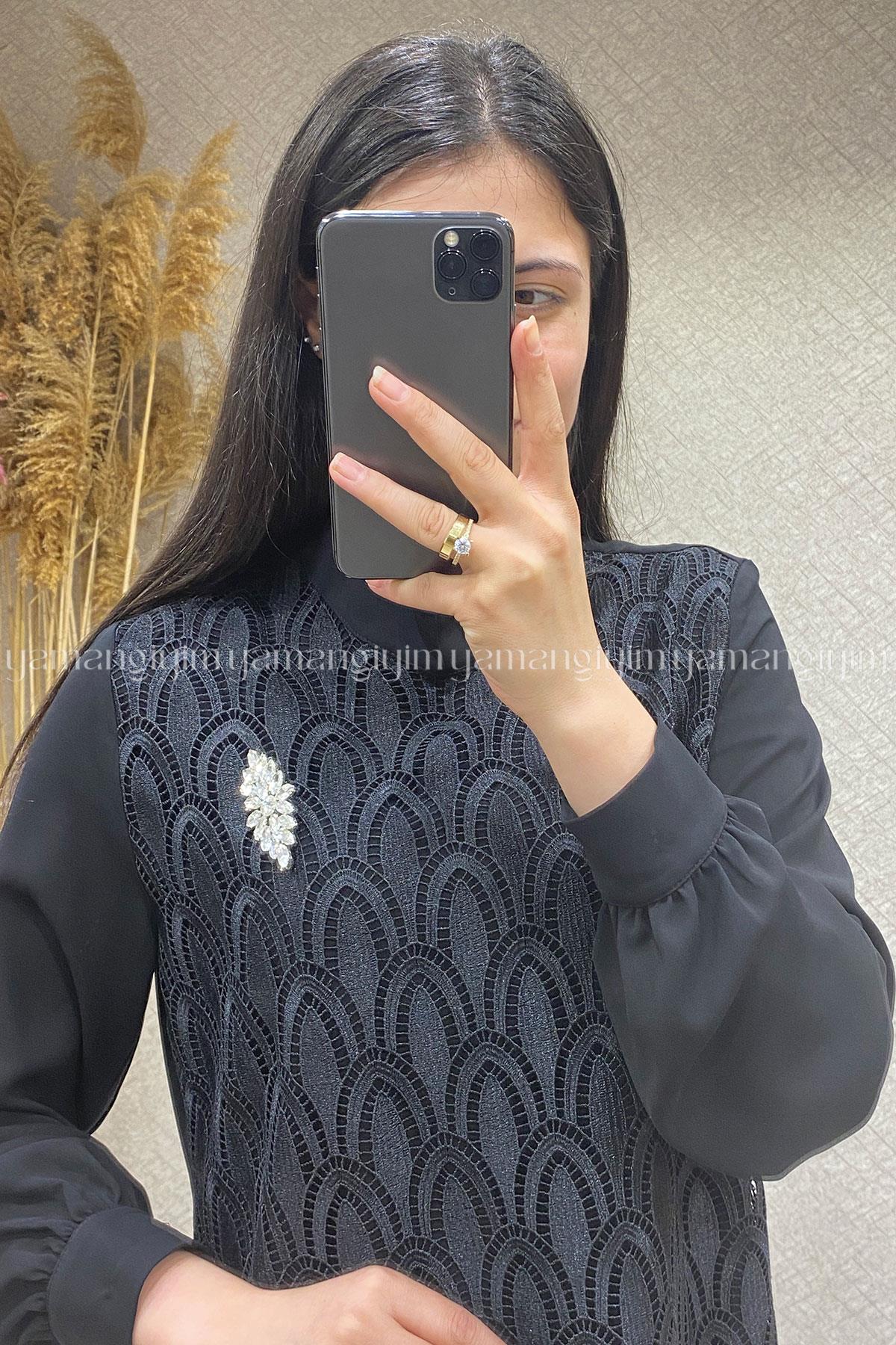 2238 MORİPEK TUNİK - Siyah