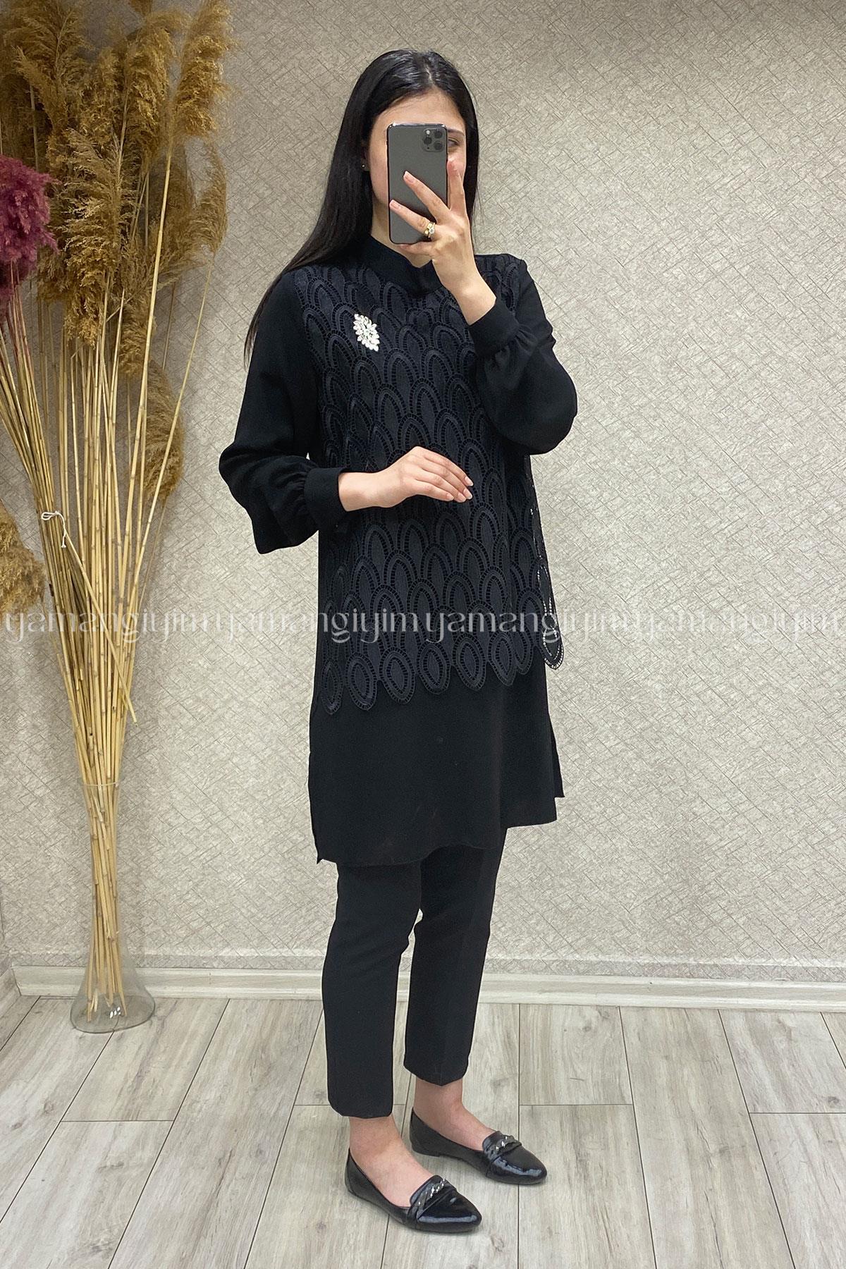 2238 MORİPEK TUNİK - Siyah