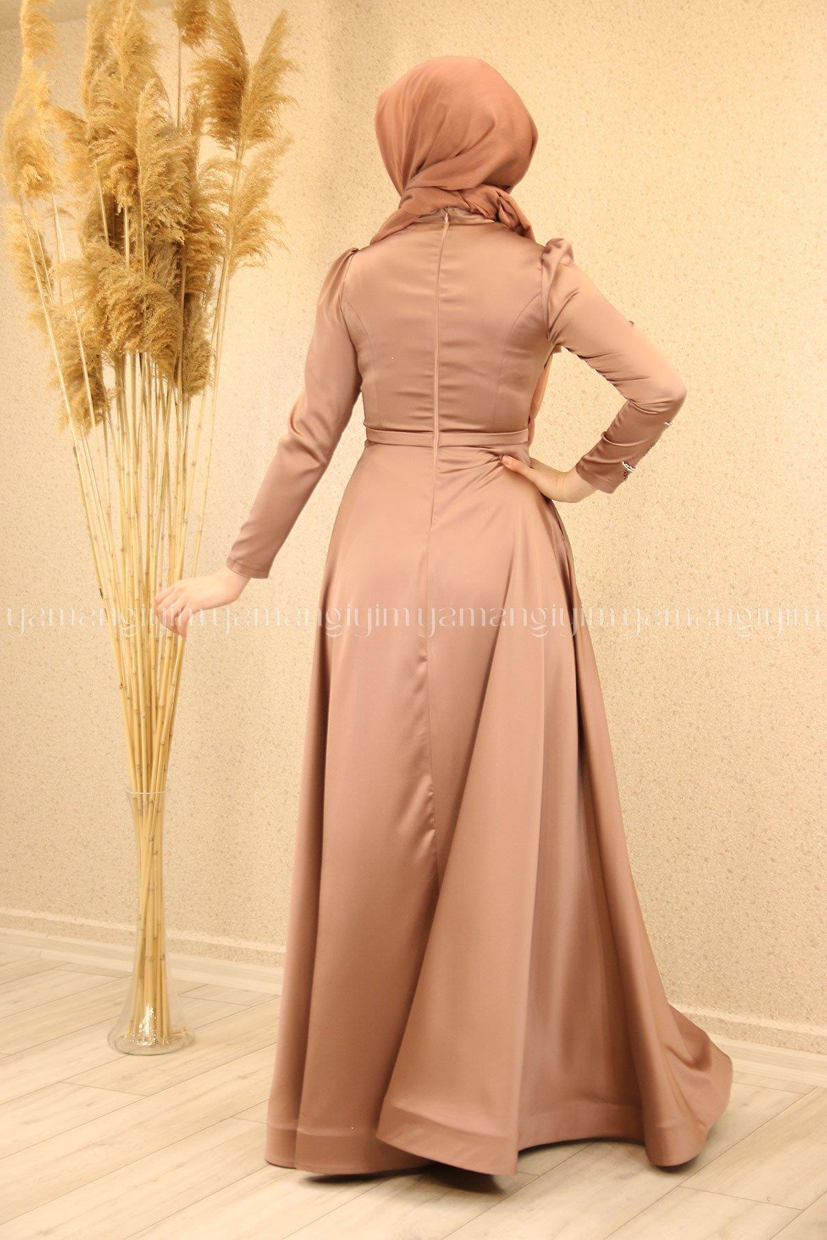 2240 NEW ELEGANS ELBİSE - Bakır
