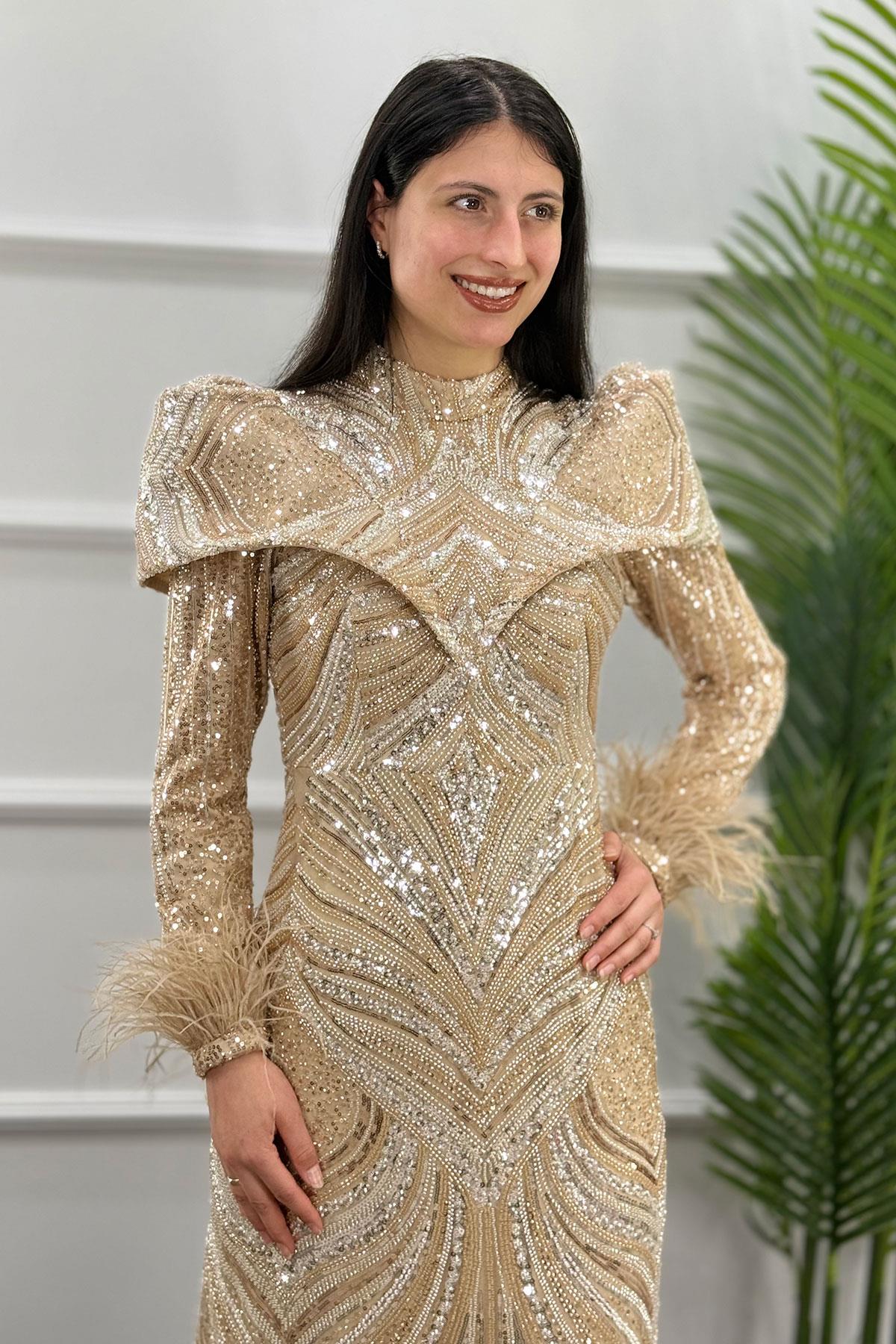 2441New Elegans Abiye - Vizon