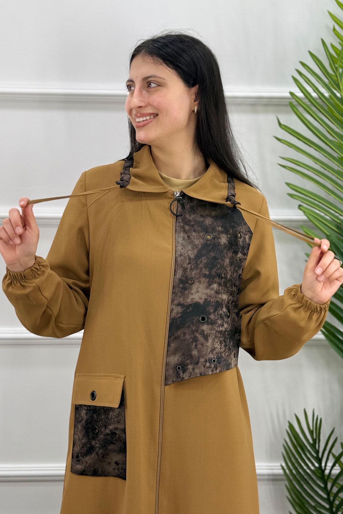 2510 MODA NERVÜR GİY ÇIK KAP - Camel