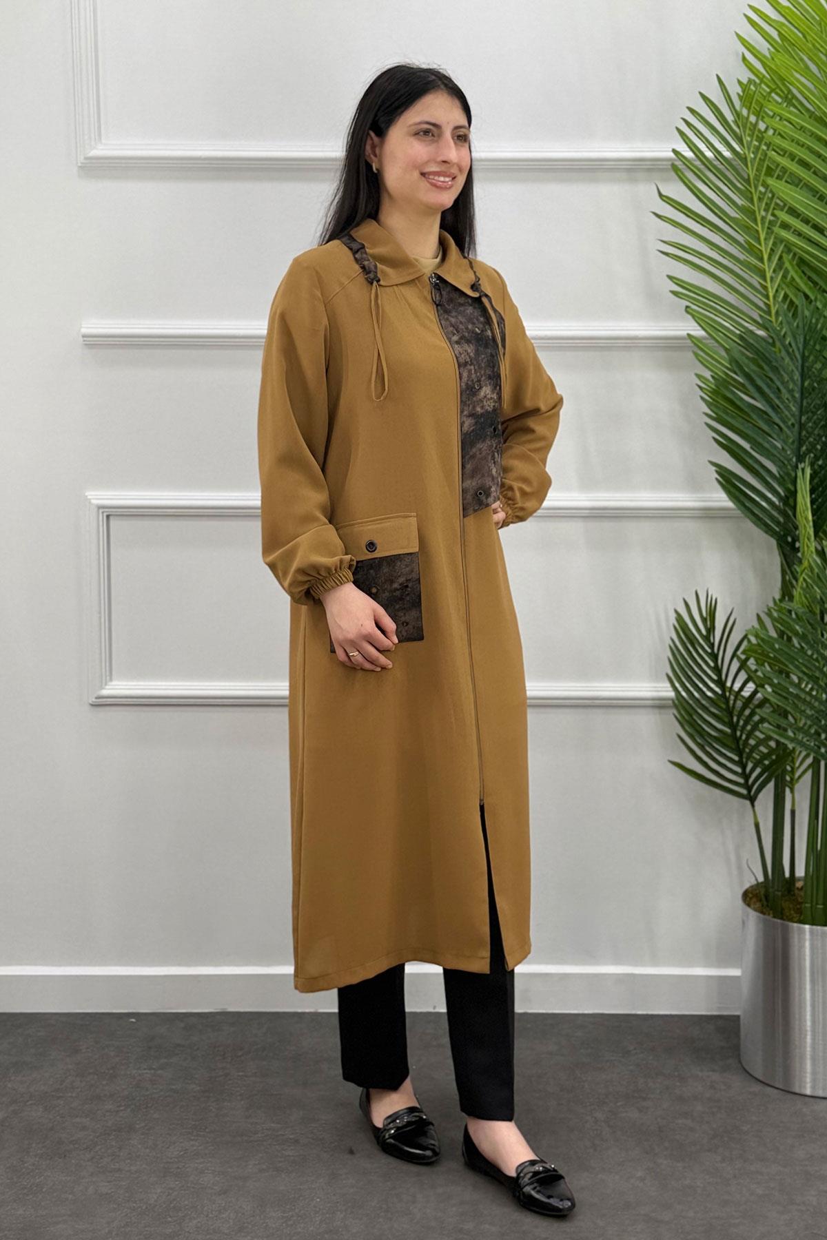 2510 MODA NERVÜR GİY ÇIK KAP - Camel