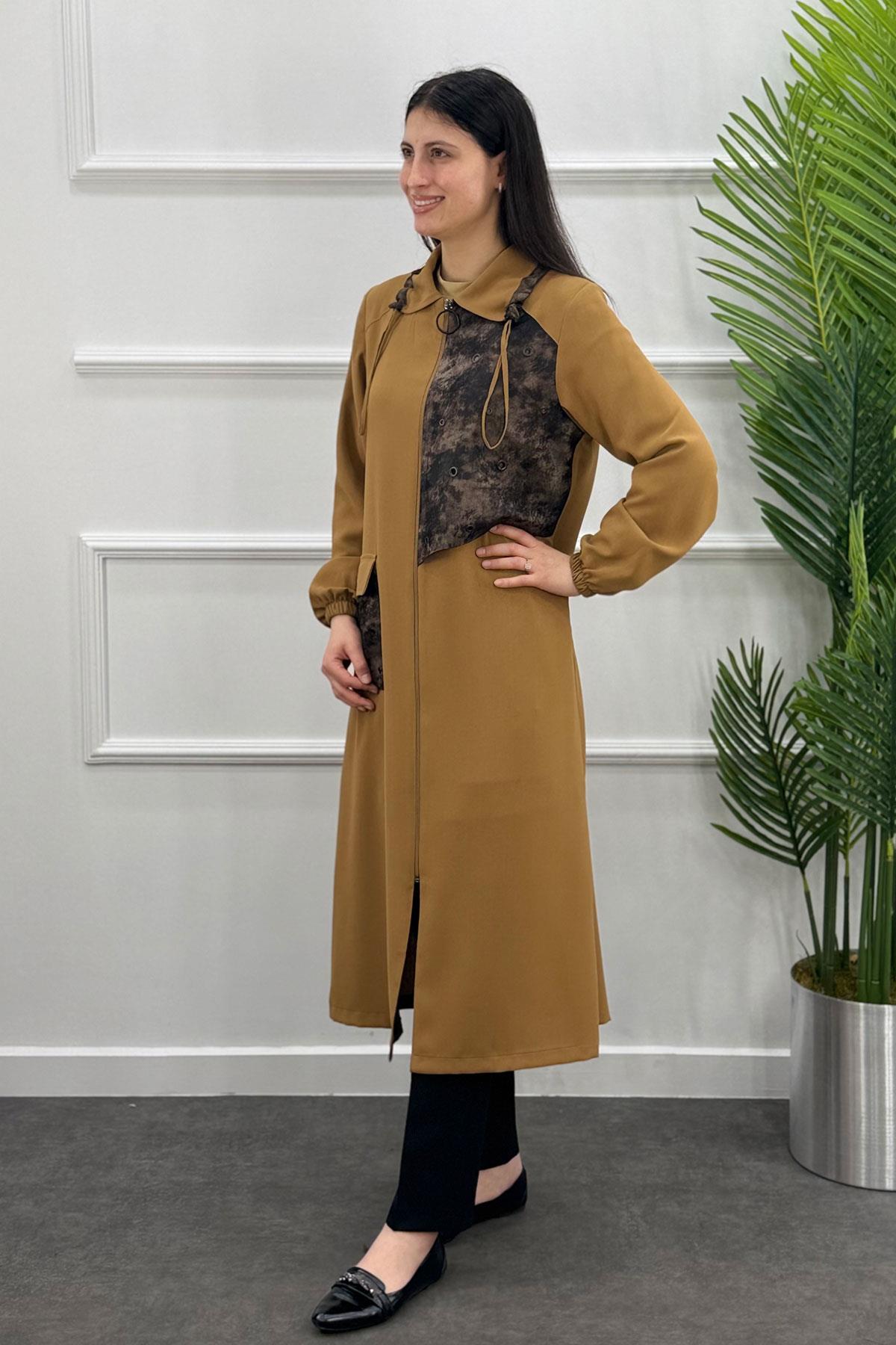 2510 MODA NERVÜR GİY ÇIK KAP - Camel