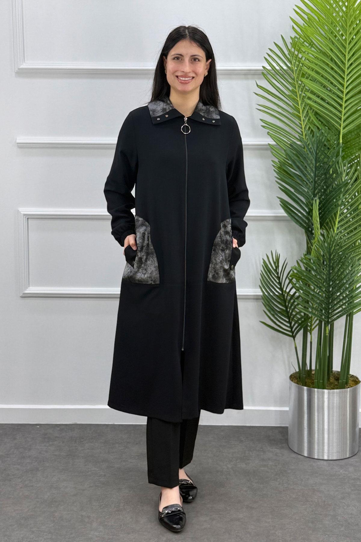 2530 MODA NERVÜR GİY ÇIK KAP - Siyah