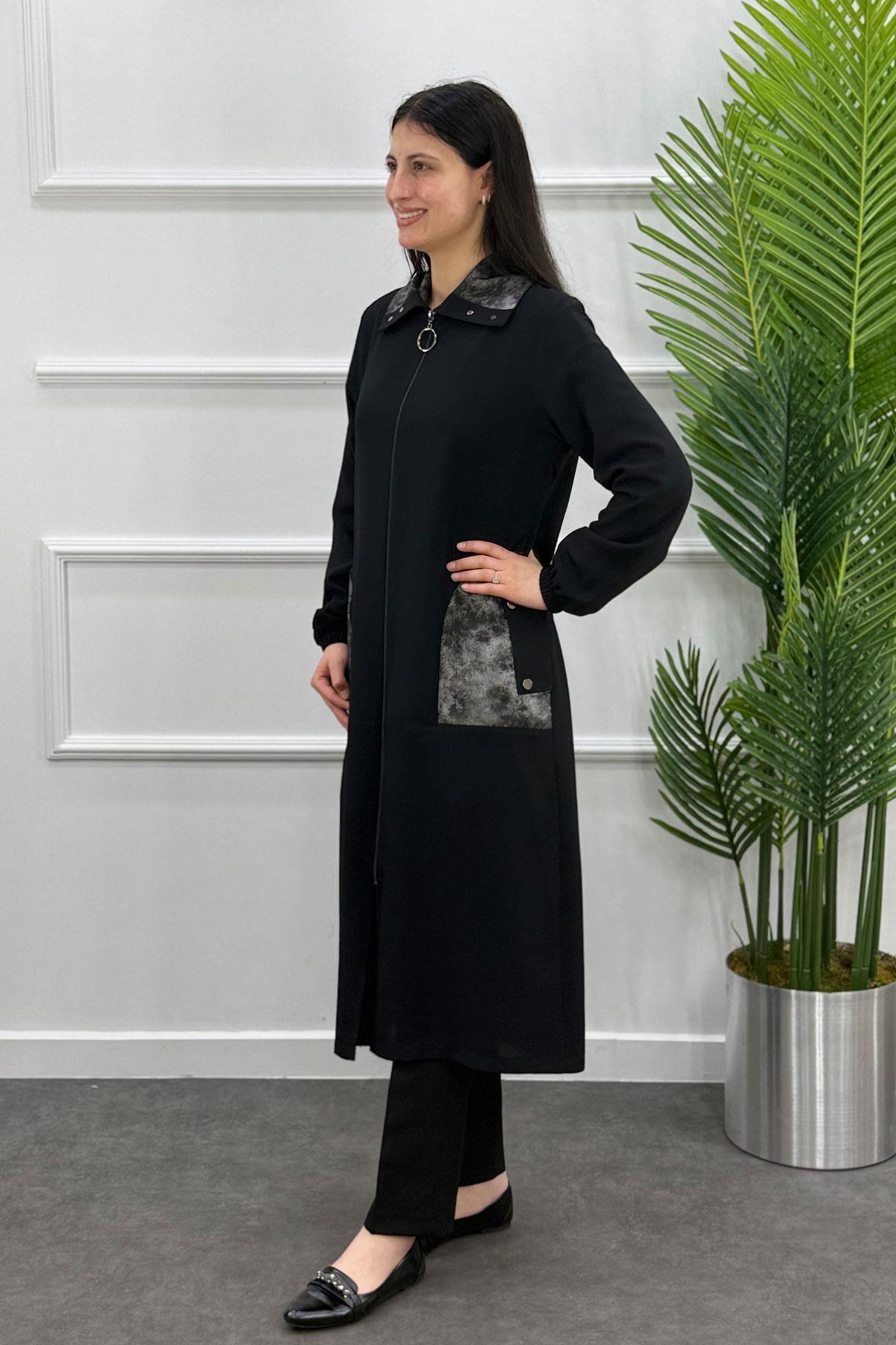 2530 MODA NERVÜR GİY ÇIK KAP - Siyah