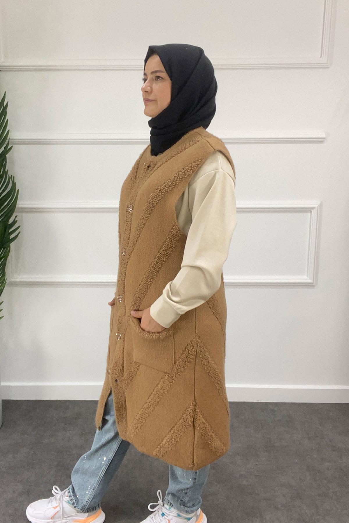 3035 GAYE YELEK - Camel