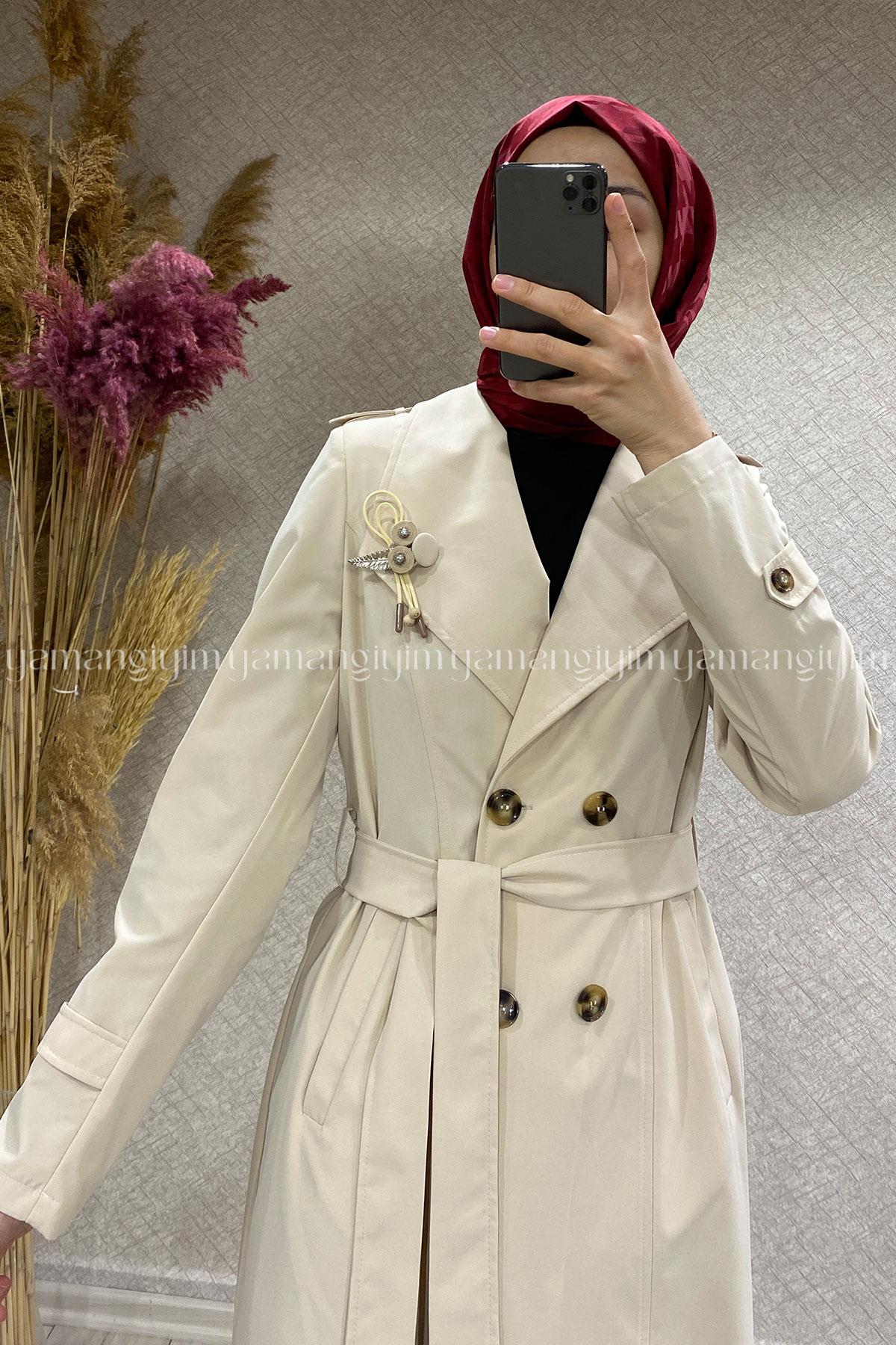 3346 ALYAKA TRENÇ KAP - Taş