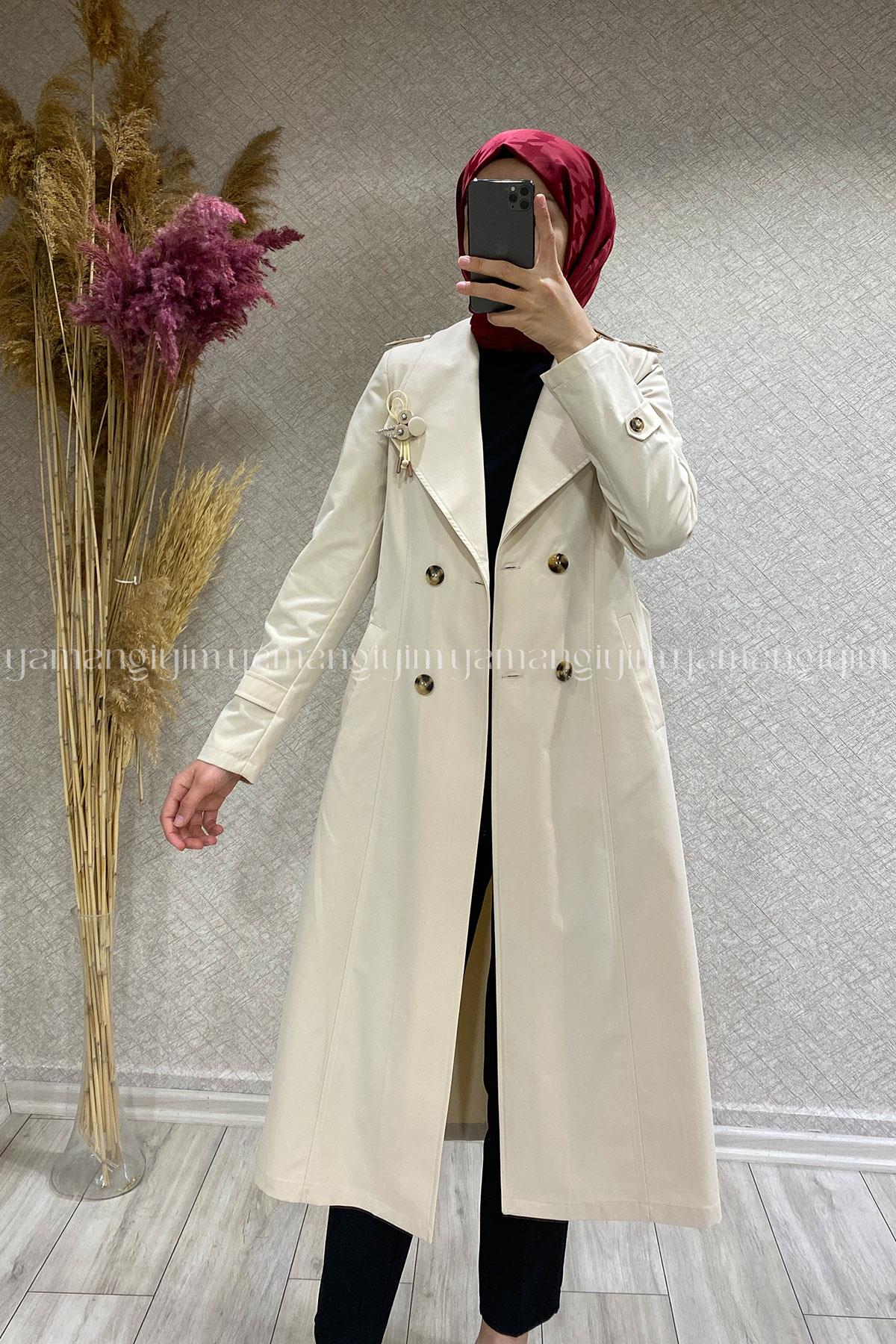 3346 ALYAKA TRENÇ KAP - Taş