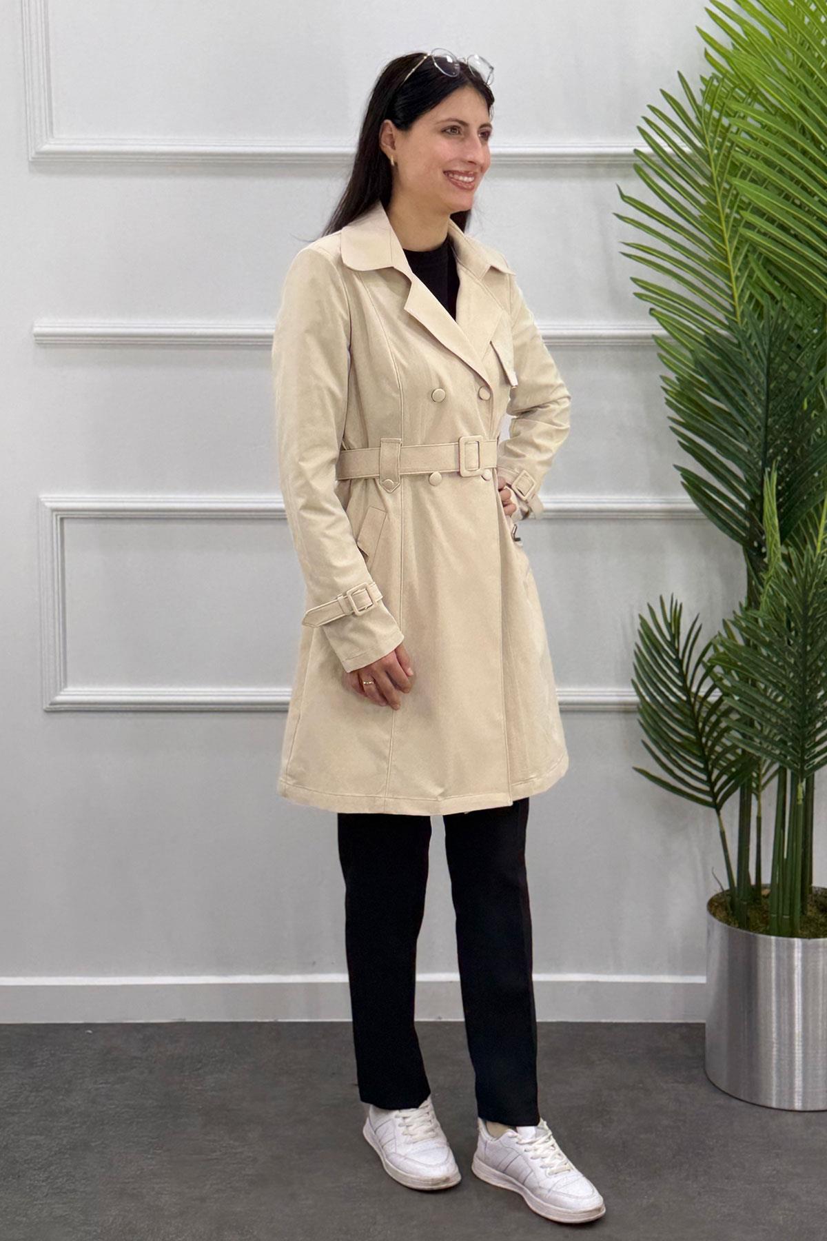 3375 ALYAKA TRENÇ KAP - Kemik