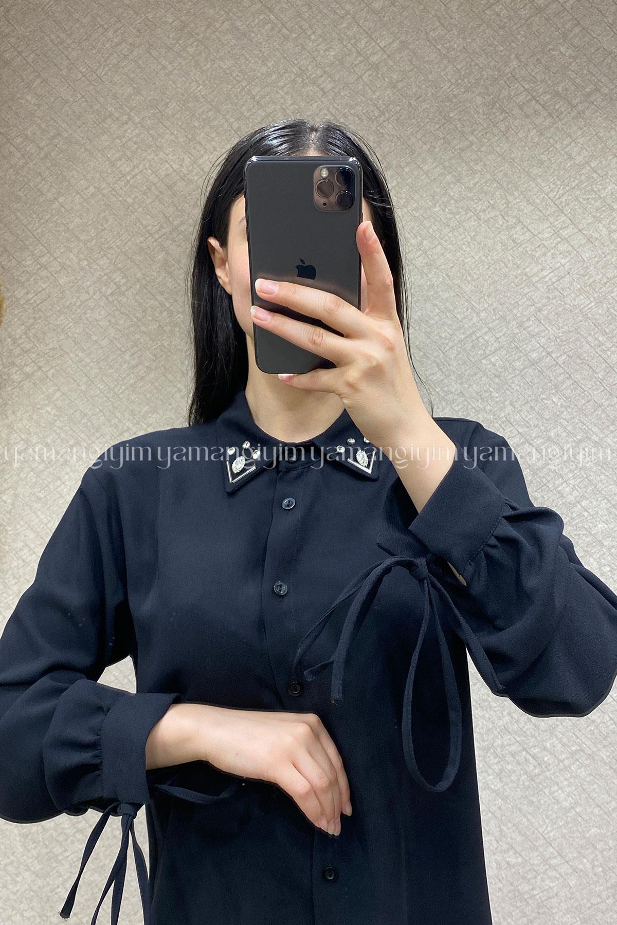 3729 JANSET TUNİK - Siyah