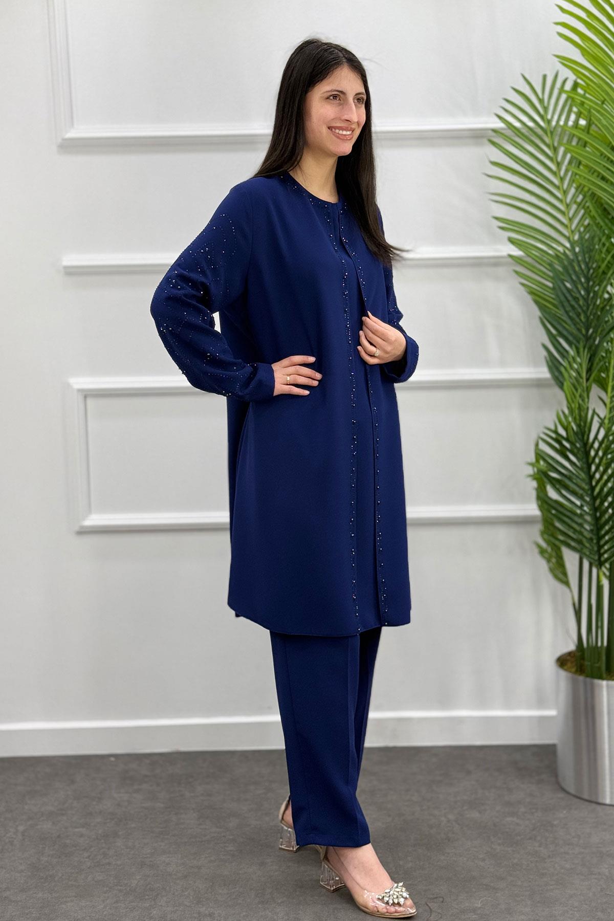 4162 Alyaka 2'li Anne Takım - İndigo