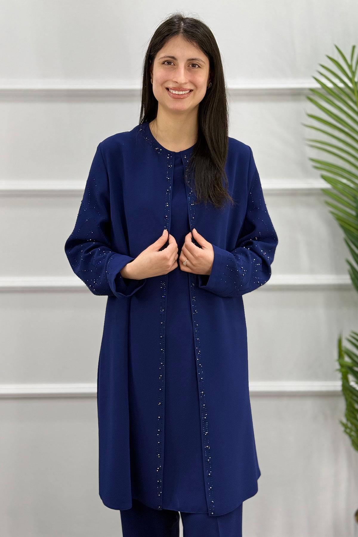 4162 Alyaka 2'li Anne Takım - İndigo