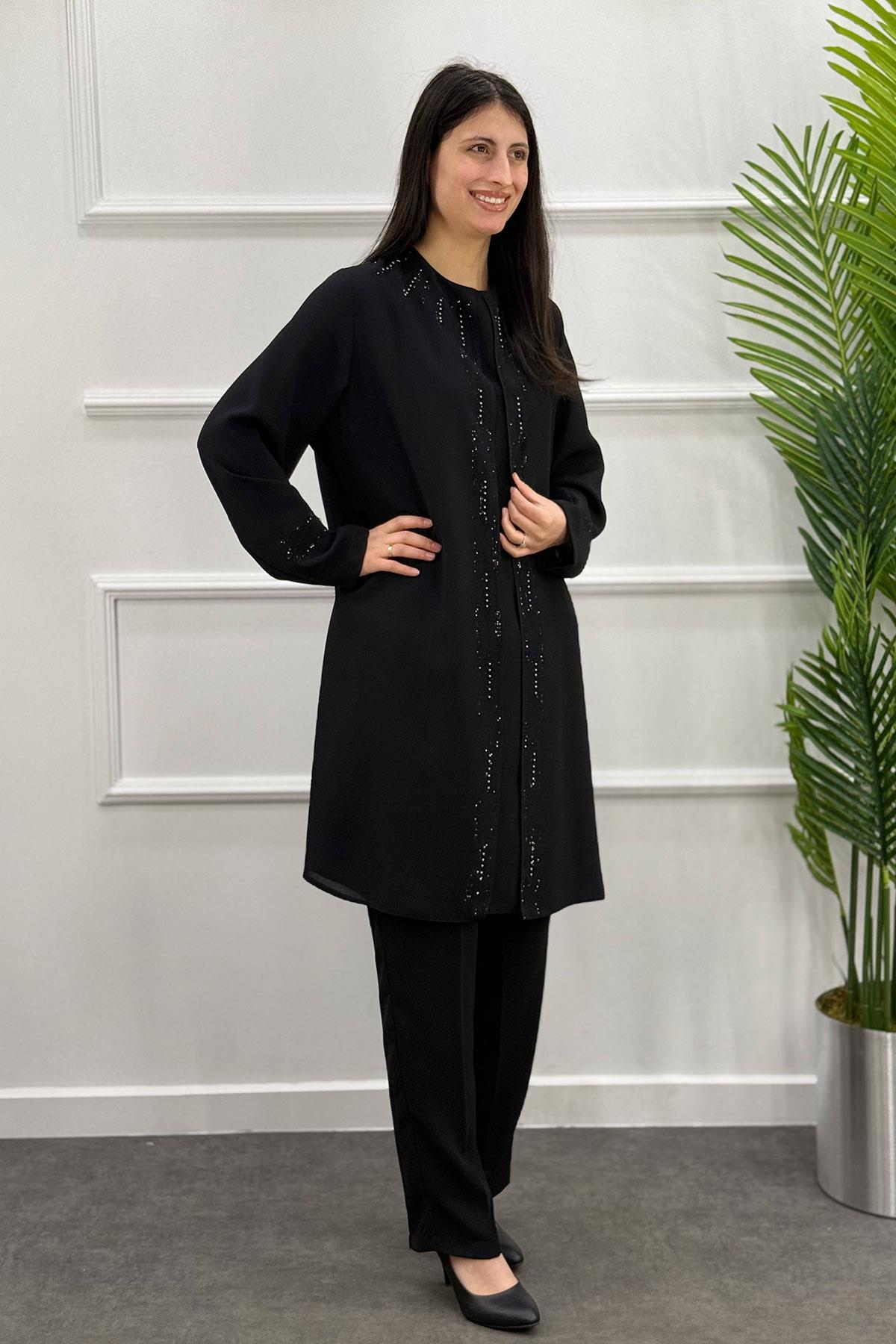 4163 Alyaka Anne Takım - Siyah