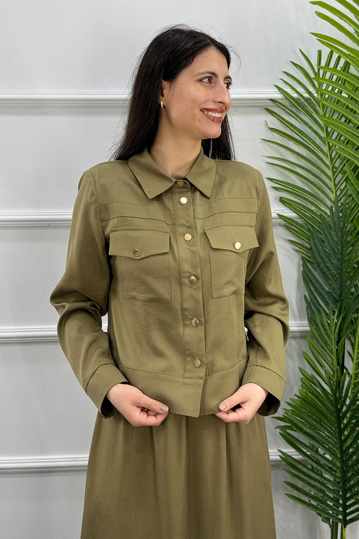 4201 Alyaka Etekli Takım - Haki