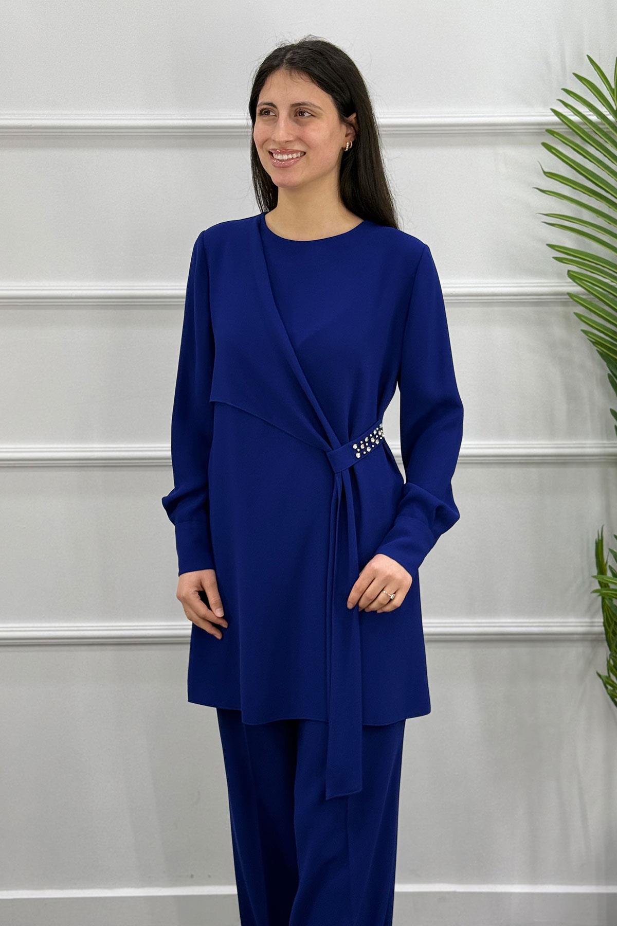 6025 Gaze Sahra Takım - İndigo