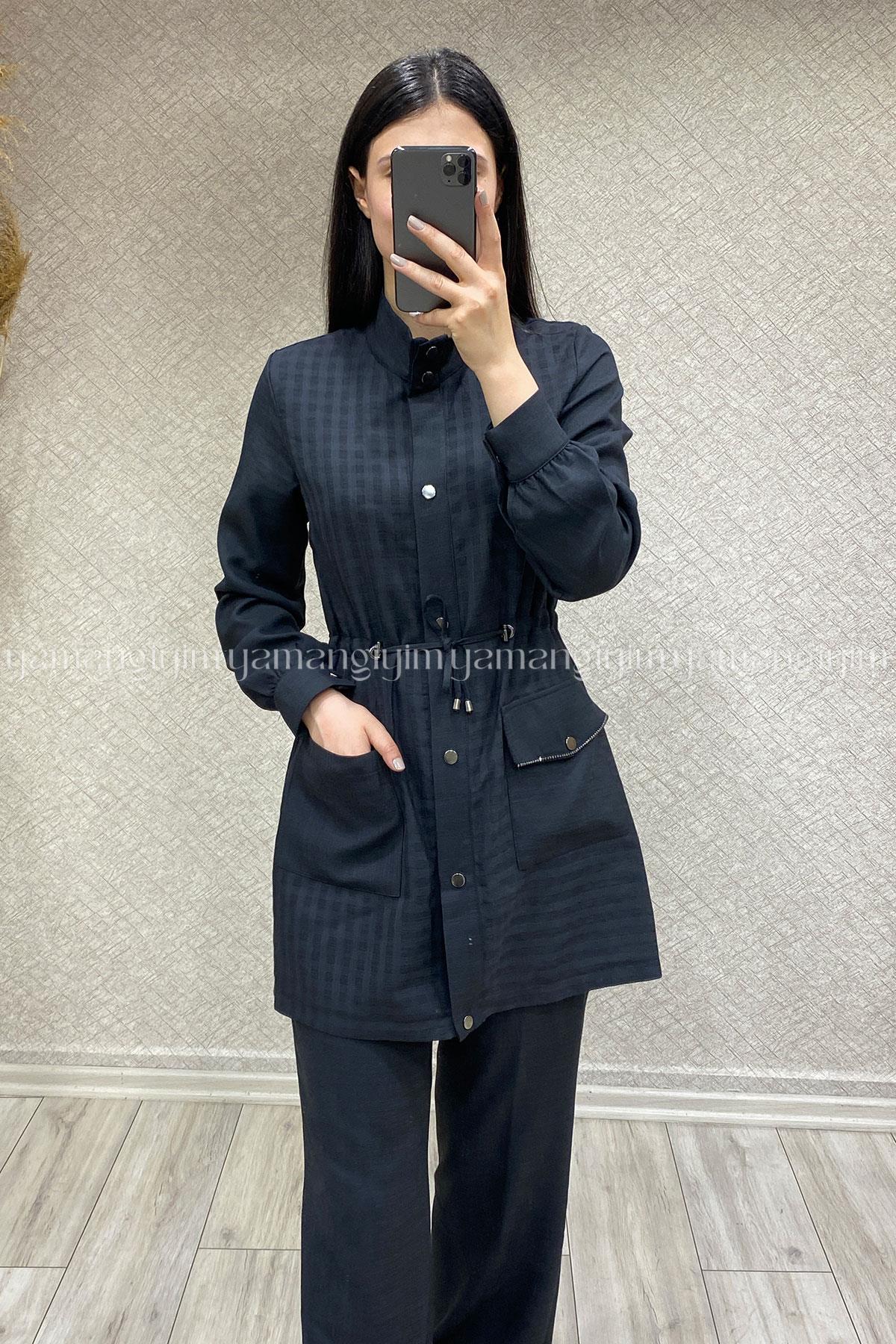 6129 PERİ MODA 3 LÜ TAKIM - Siyah